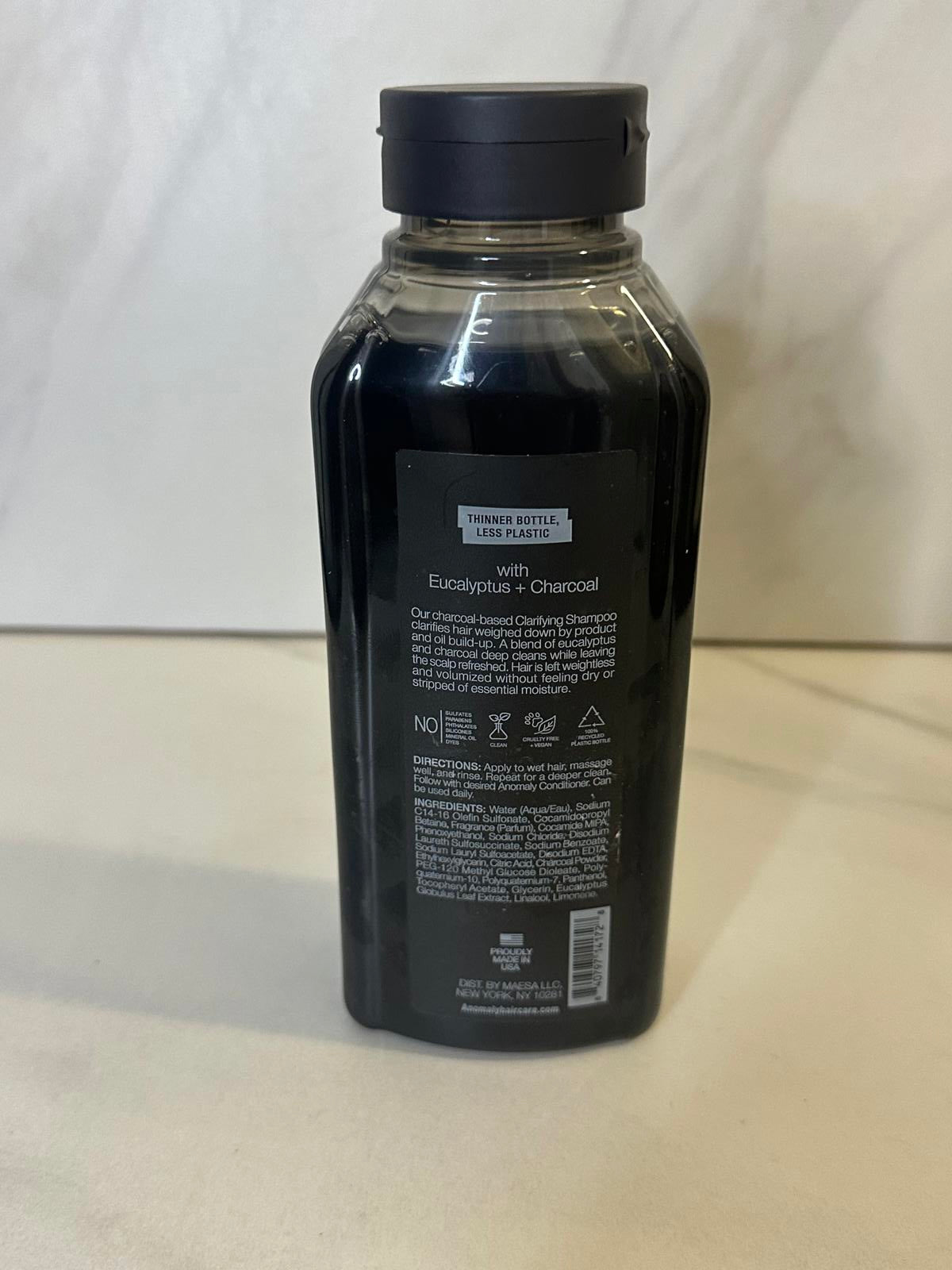 Anomaly Clarifying shampoo - Eucalyptus + Charcoal 11 fl oz