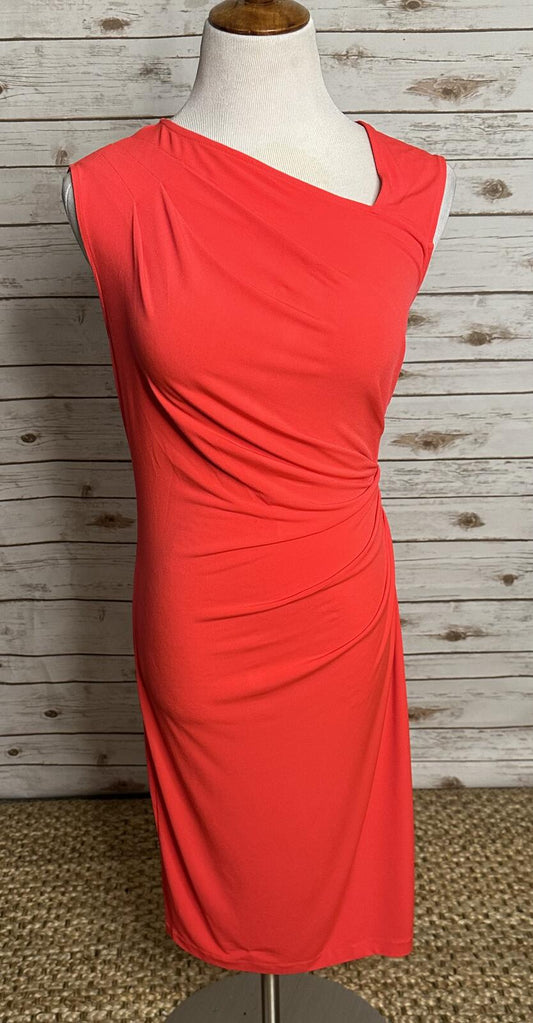 Victoria's Secret asymmetrical neckline midi jersey sheath dress Size Medium