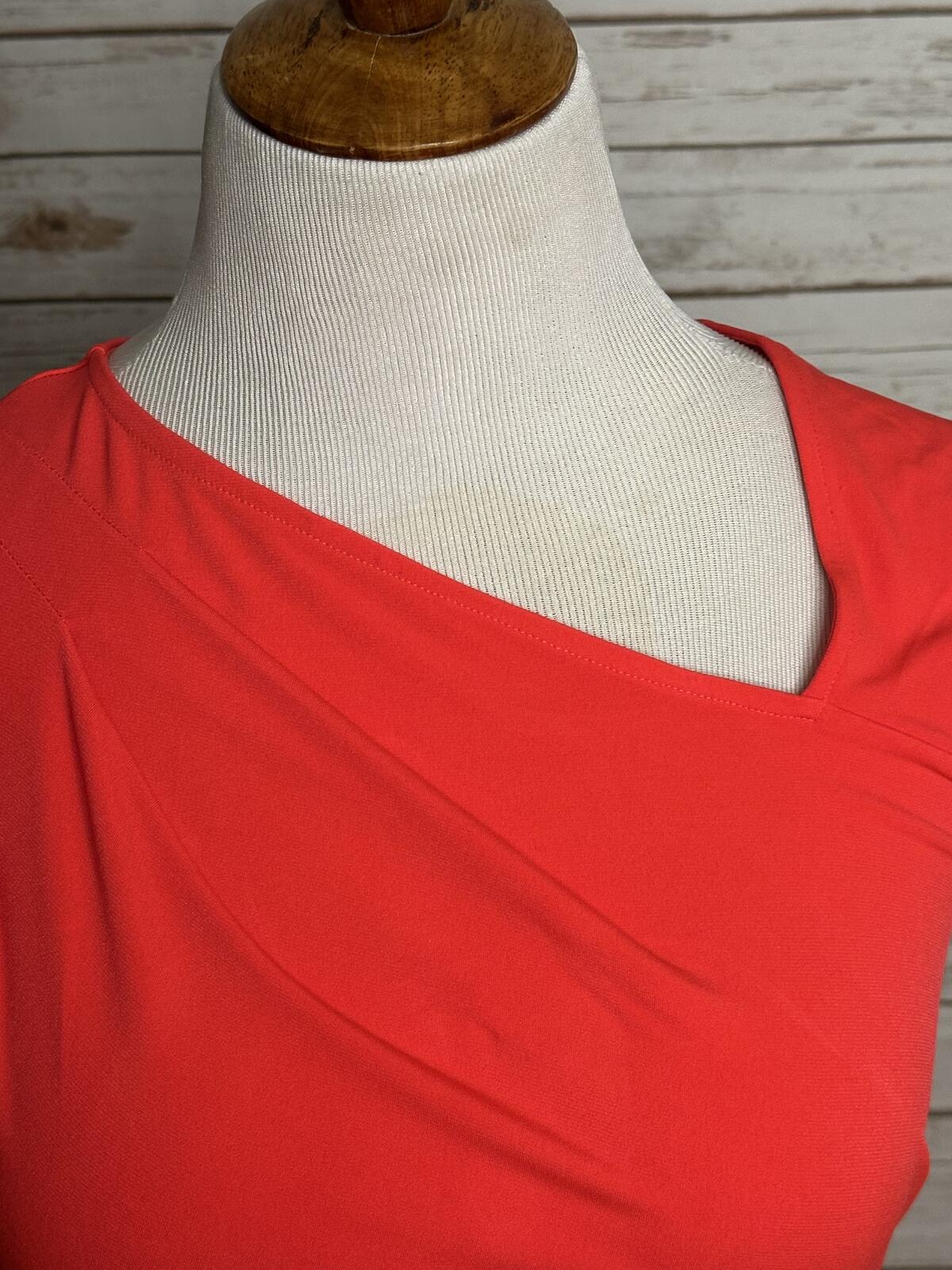 Victoria's Secret asymmetrical neckline midi jersey sheath dress Size Medium