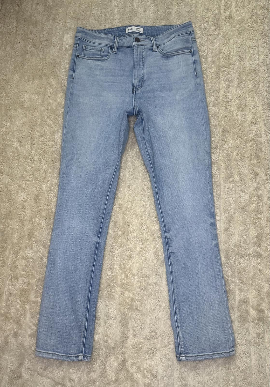 BKE Parker classic light wash high rise skinny stretch denim jeans Size 28x30