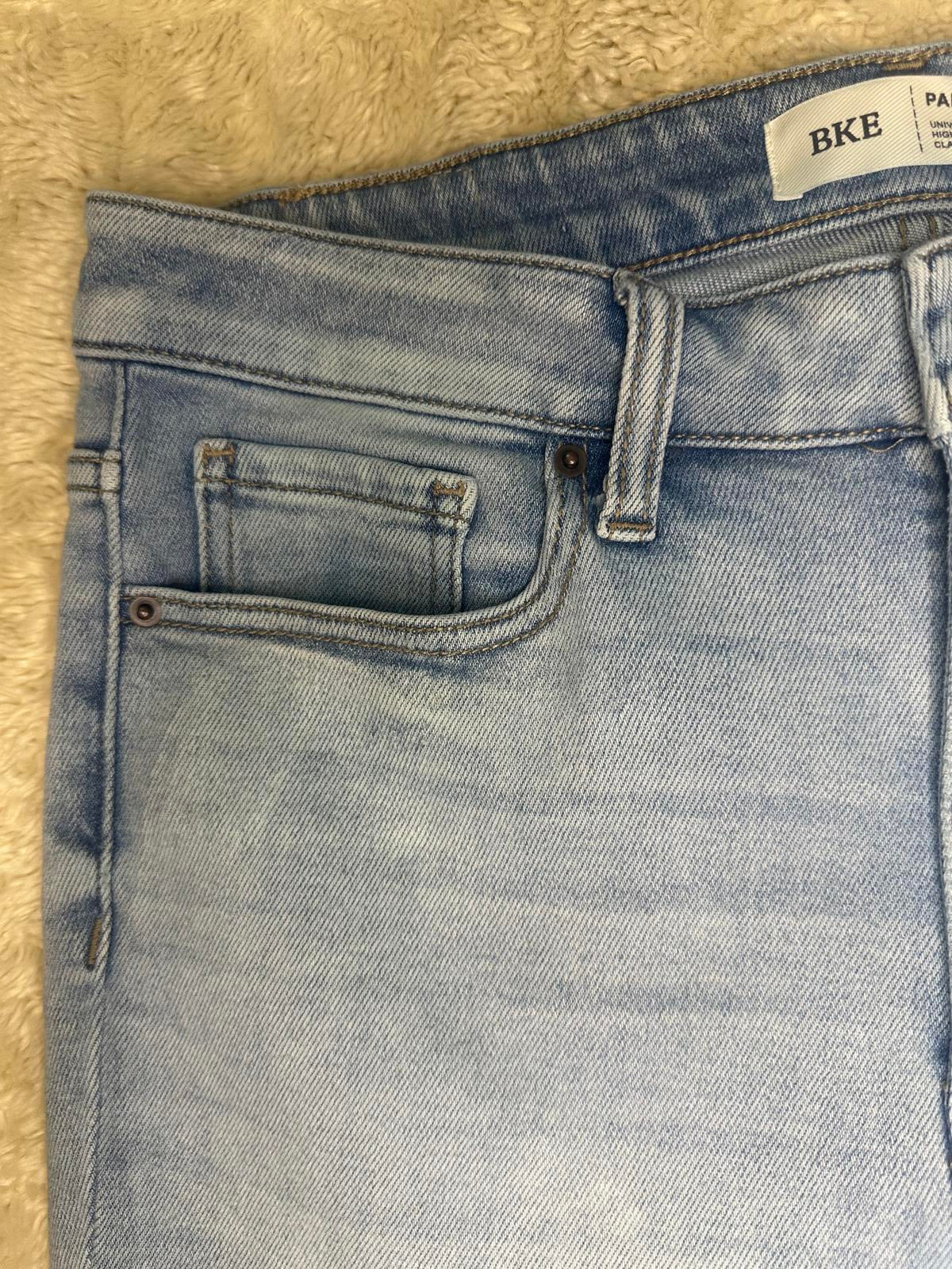 BKE Parker classic light wash high rise skinny stretch denim jeans Size 28x30