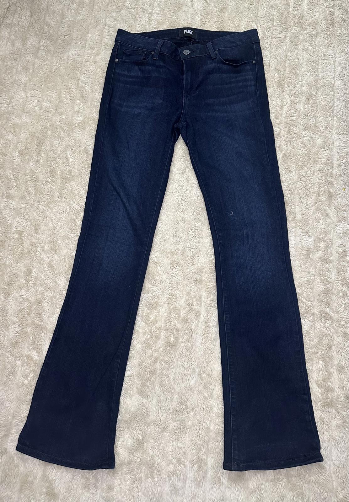 Paige Manhattan dark wash mid rise slim bootcut preminum denim jeans Size 29