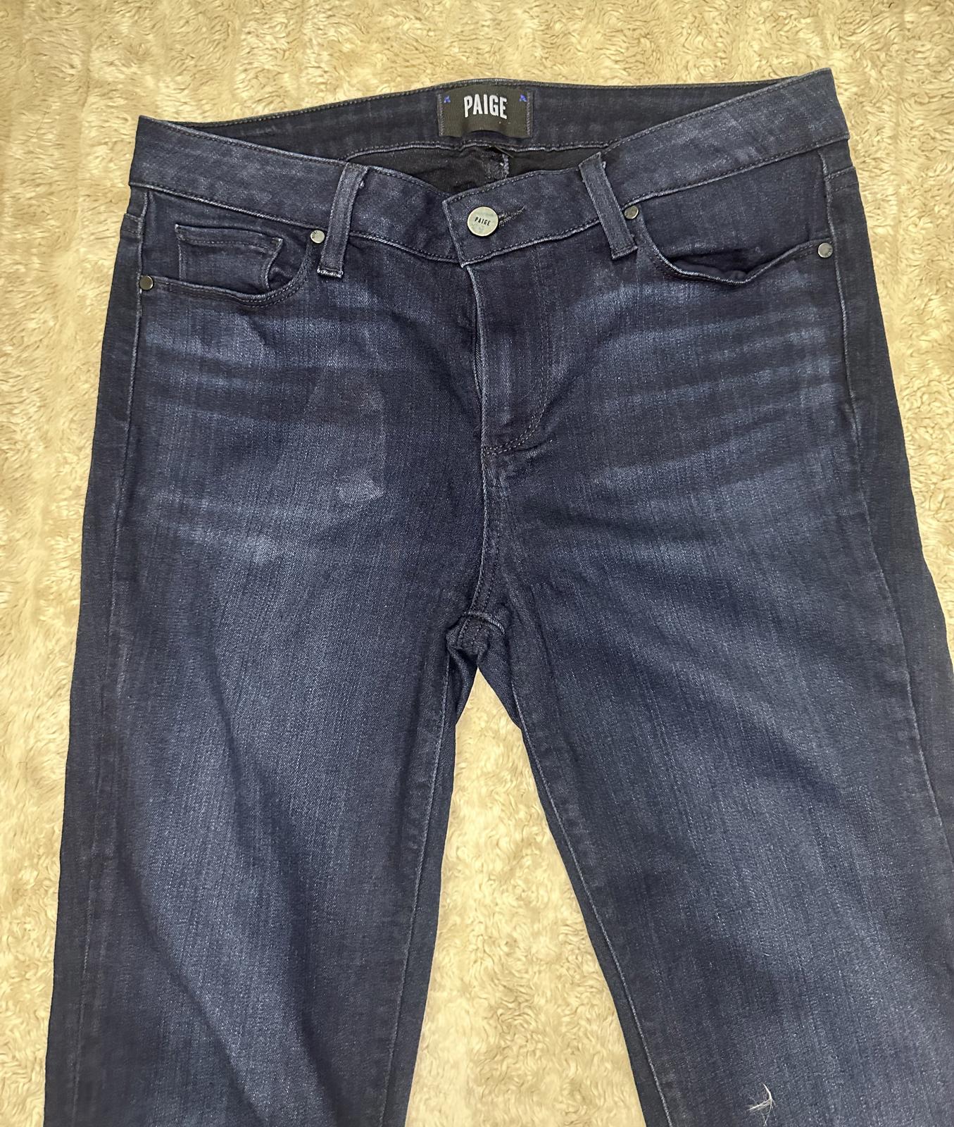 Paige Manhattan dark wash mid rise slim bootcut preminum denim jeans Size 29