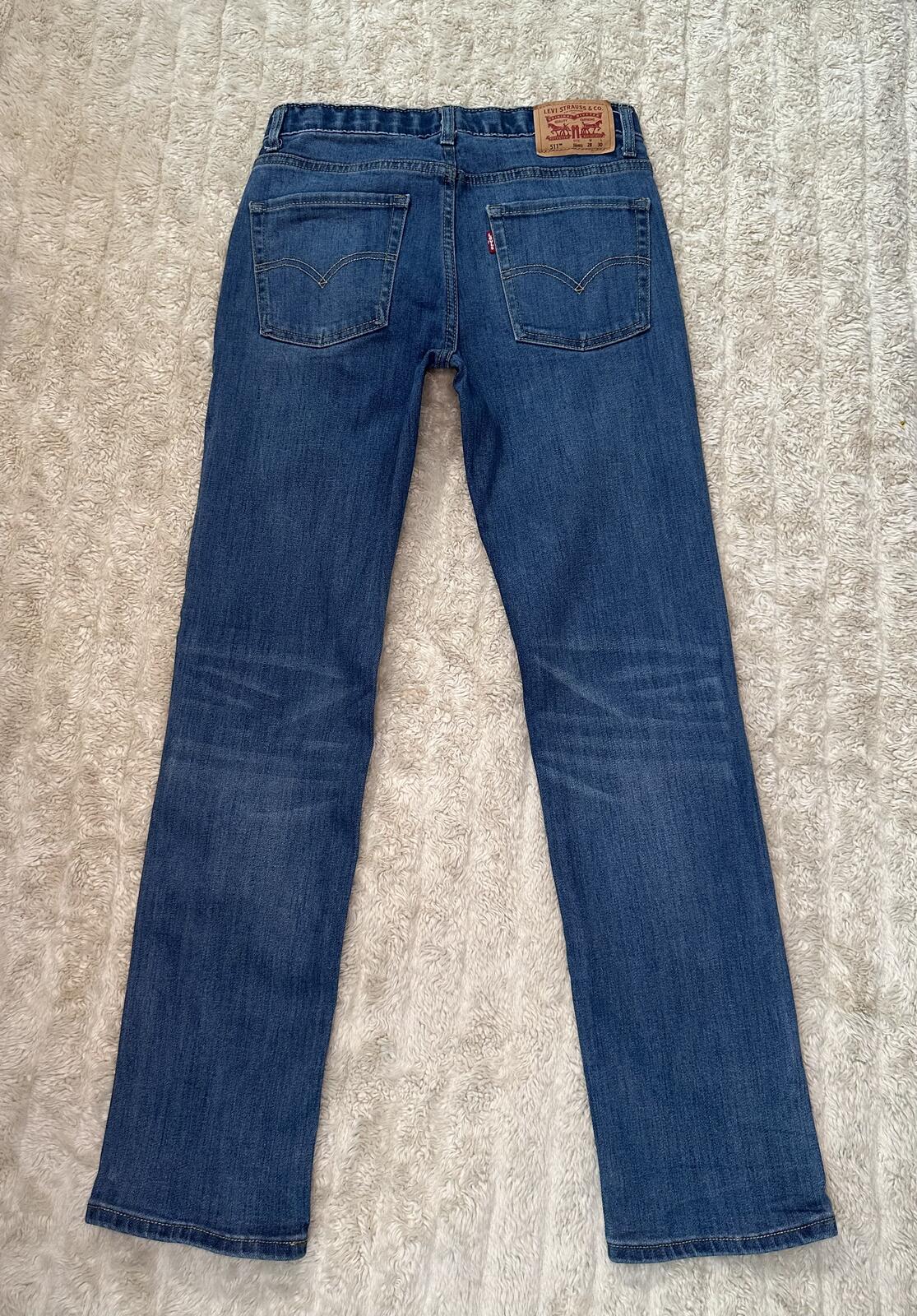 Levi's 511 Slim Fit jeans 28x30 medium wash stretch denim classic