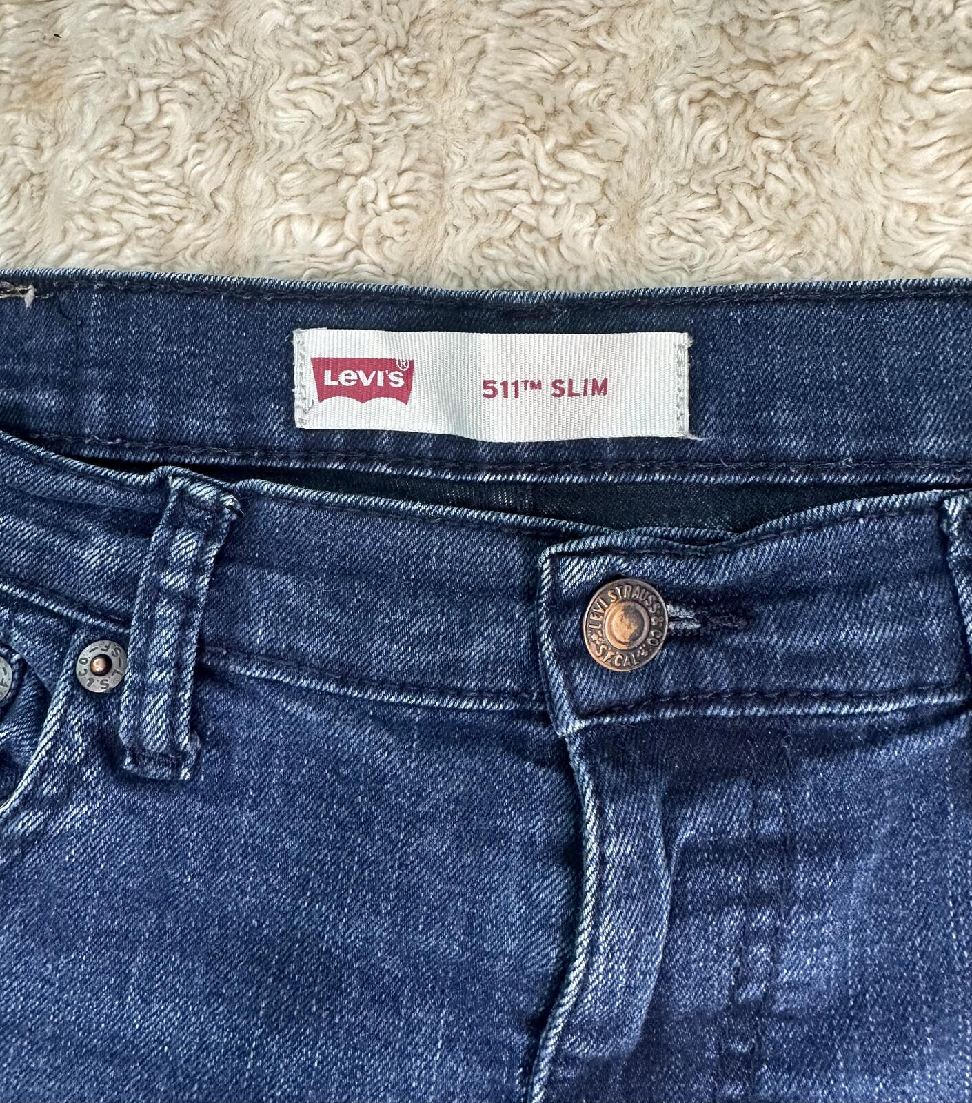 Levi's Unisex denim jeans 18 Reg (29x29) denim blue medium wash Slim fit classic