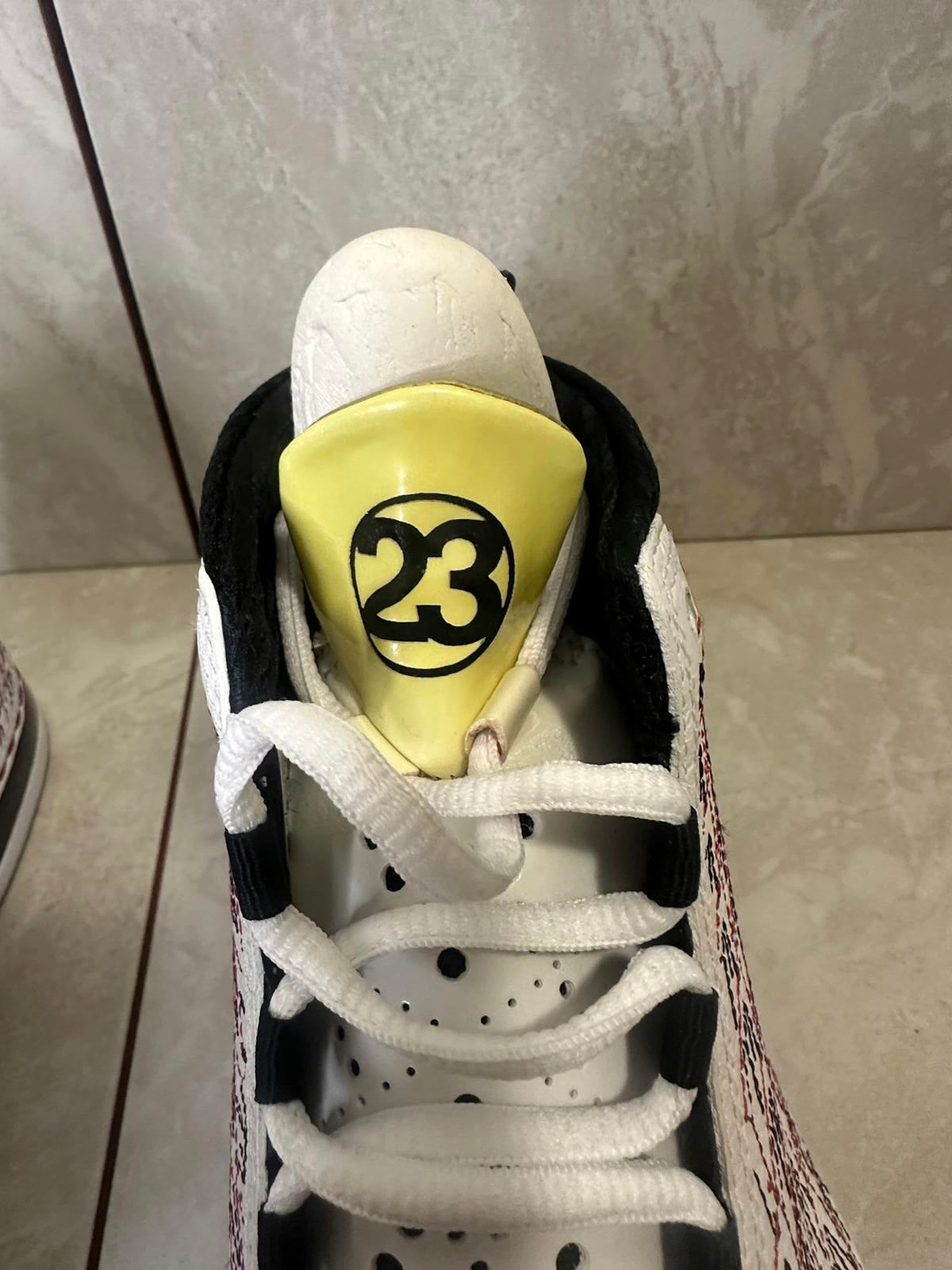 Rare Nike Air Jordan 23 OG Chicago White Red Black hi-top sneakers 2008 Size 9