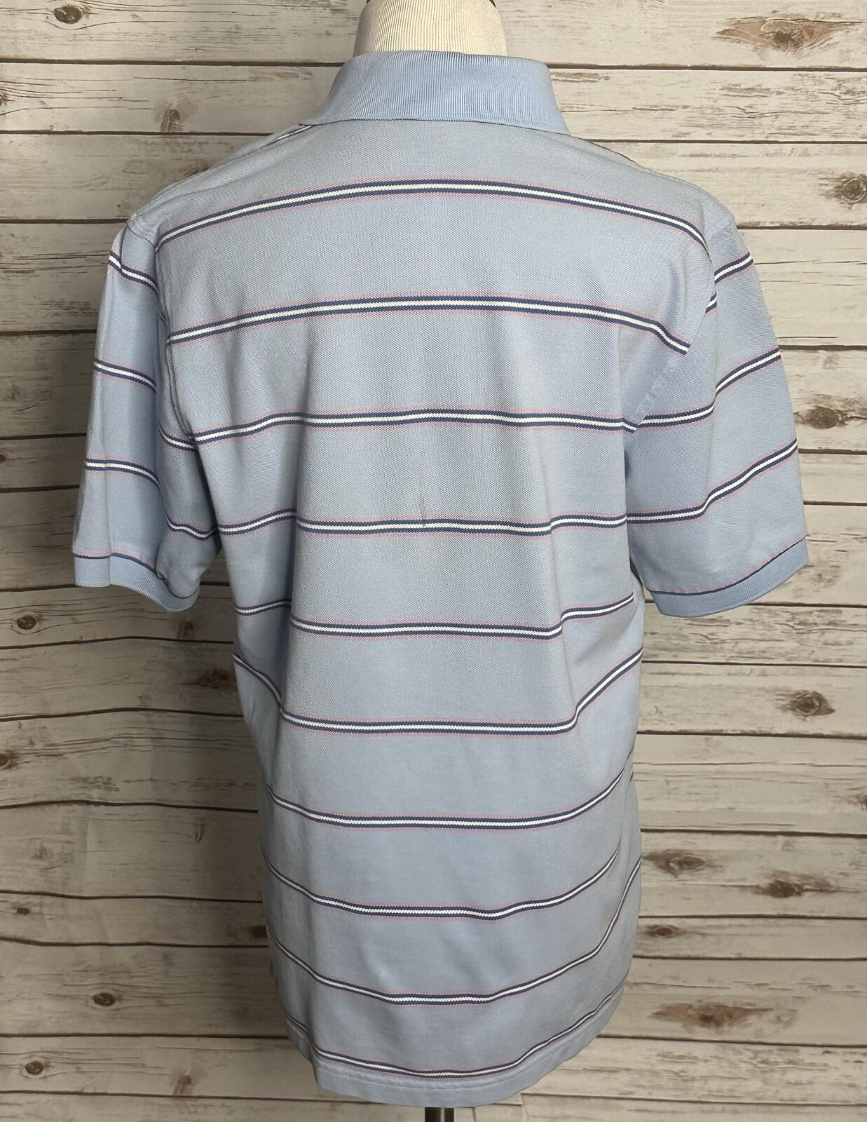Brooks Brothers blue short sleeves Original Fit Performance polo shirt Medium
