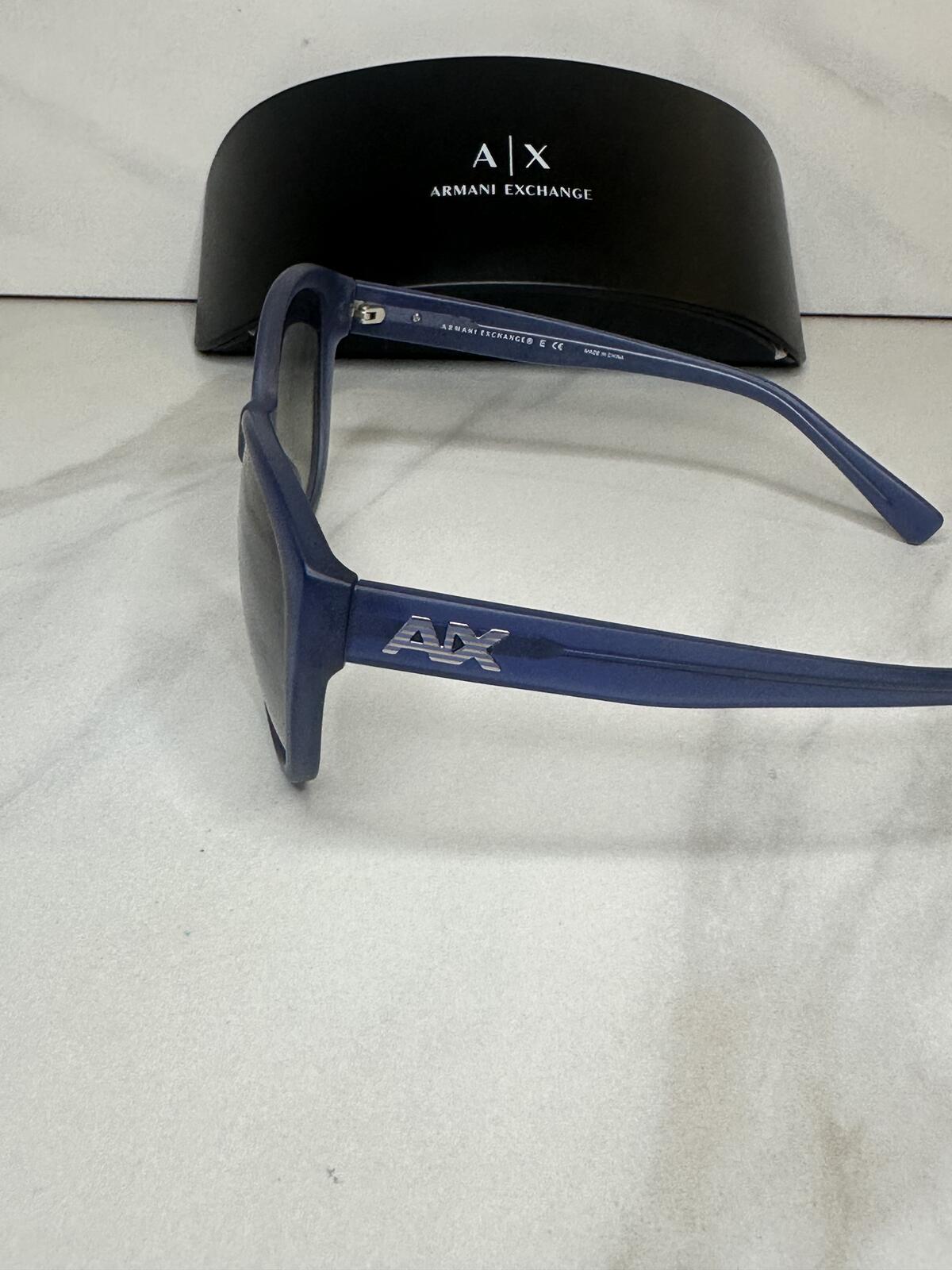 Armani Exchange AX4006 blue cat-eye sunglasses 59-14-135