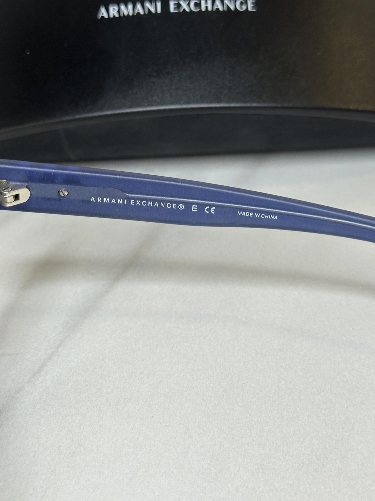 Armani Exchange AX4006 blue cat-eye sunglasses 59-14-135