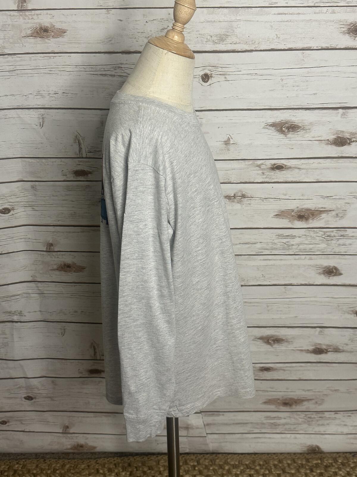 Southern Tide heather grey crewneck long sleeve graphic t-shirt Youth L (12-14)