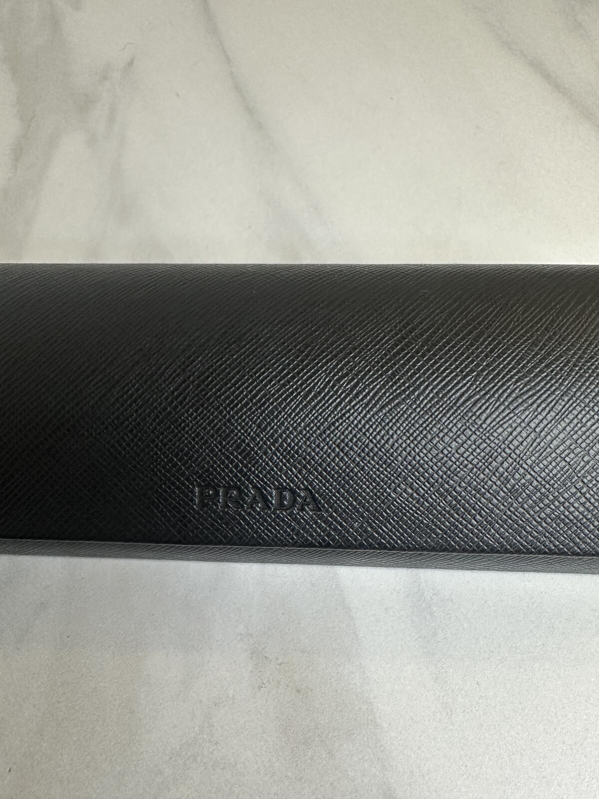 Prada VPR 03R gold tone cat-eye eyeglasses 55-16-135