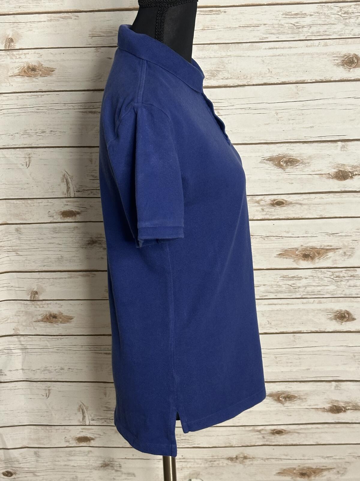 Polo Ralph Lauren blue cotton short sleeve polo shirt Size Youth L(14-16) preppy