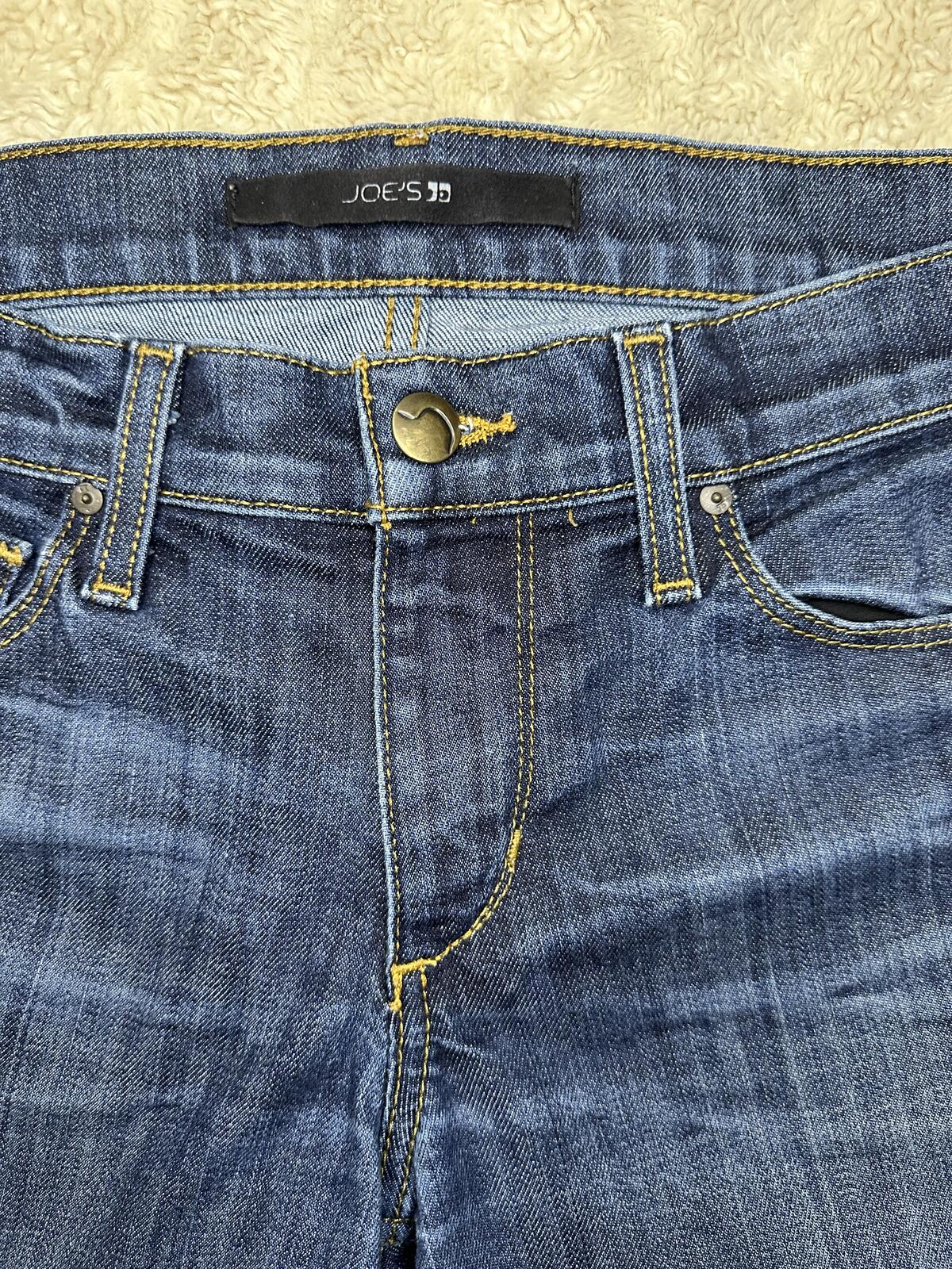 Joe's Jeans Womens denim jean shorts Size 27 Marisela dark wash classic stretch