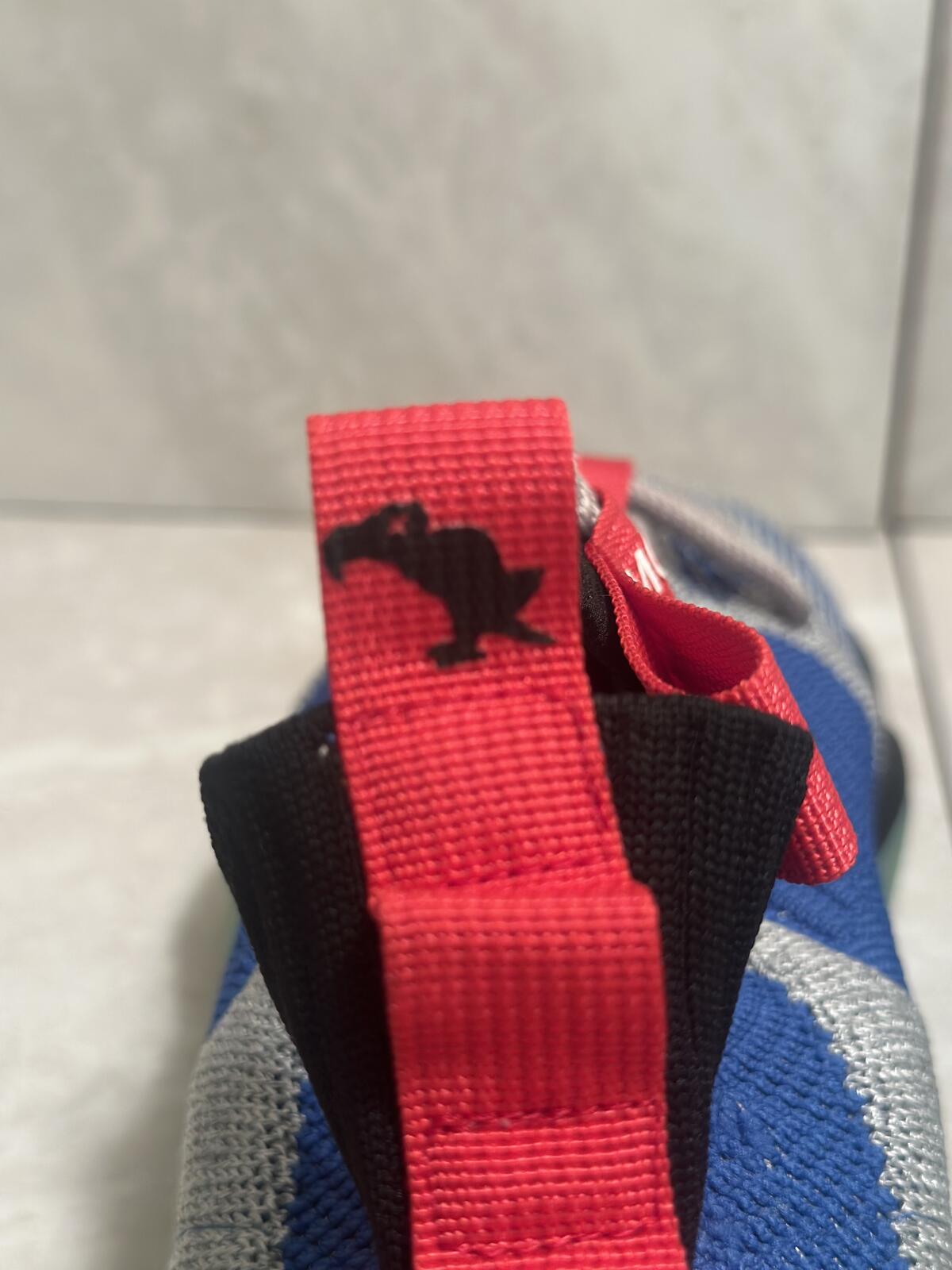 SIA Collective CV 0.0.2 NASA knit sneakers Size 9 royal blue/grey/red techwear