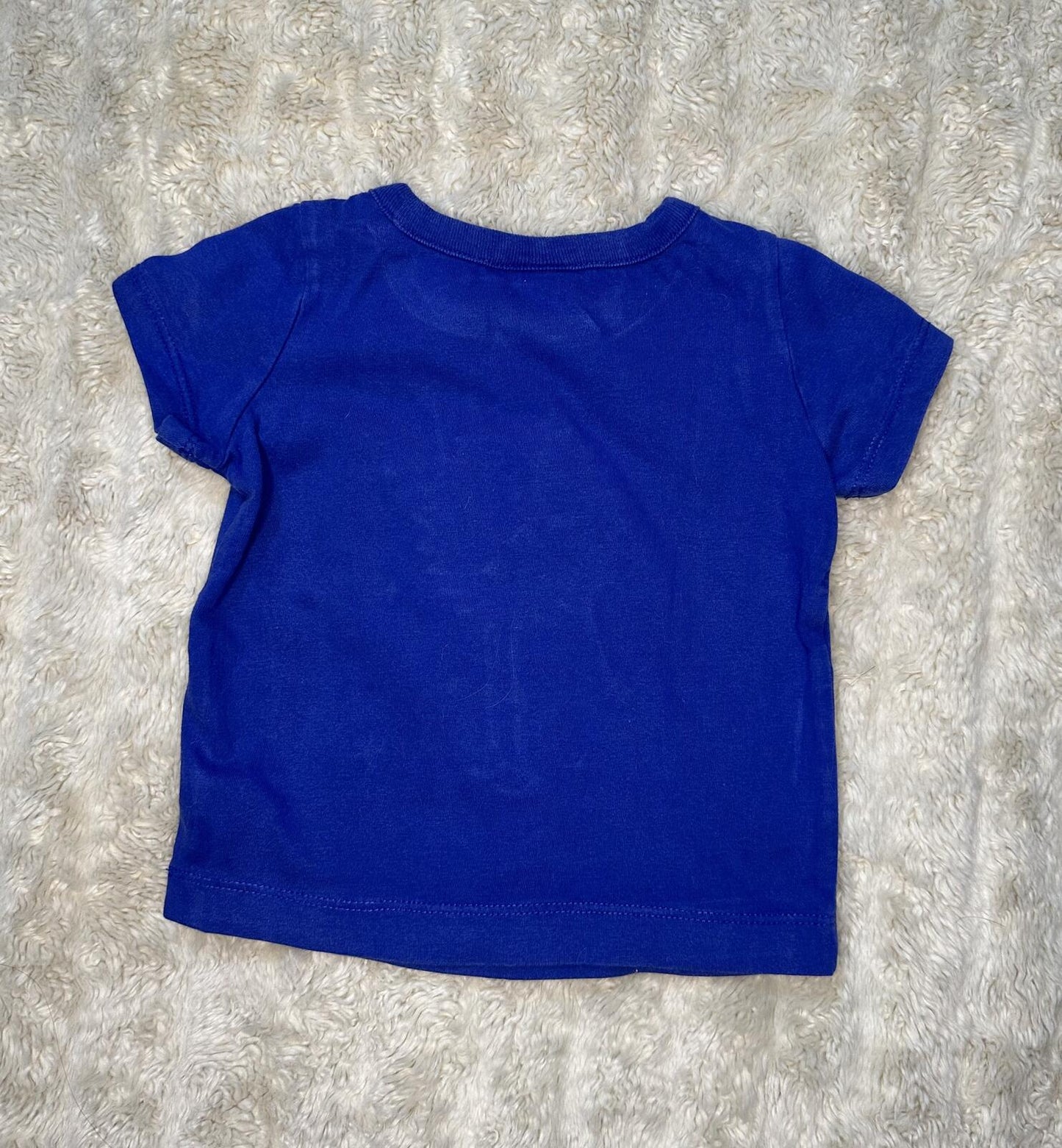 Hanna Andersson Sun and Stars graphic cotton t-shirt Size 12-18M blue whimsical
