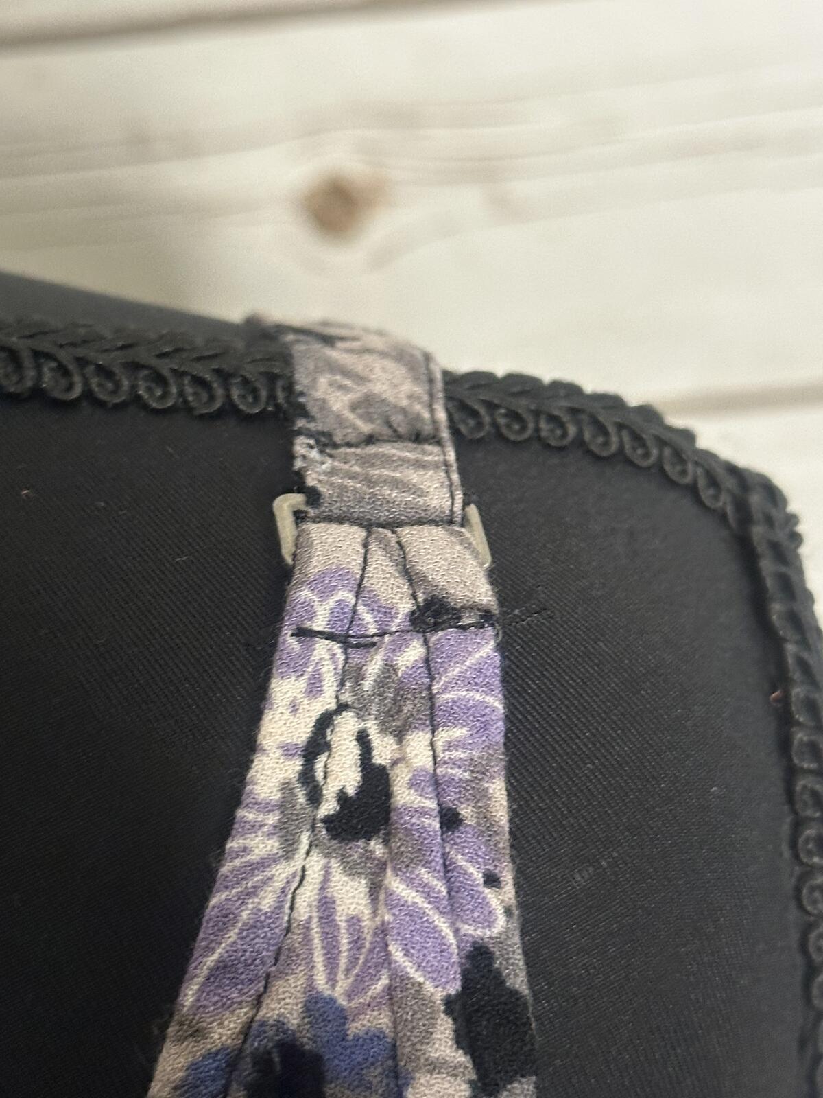 Free People Jump and Jive minidress Size 8 grey purple floral whimsigoth grunge