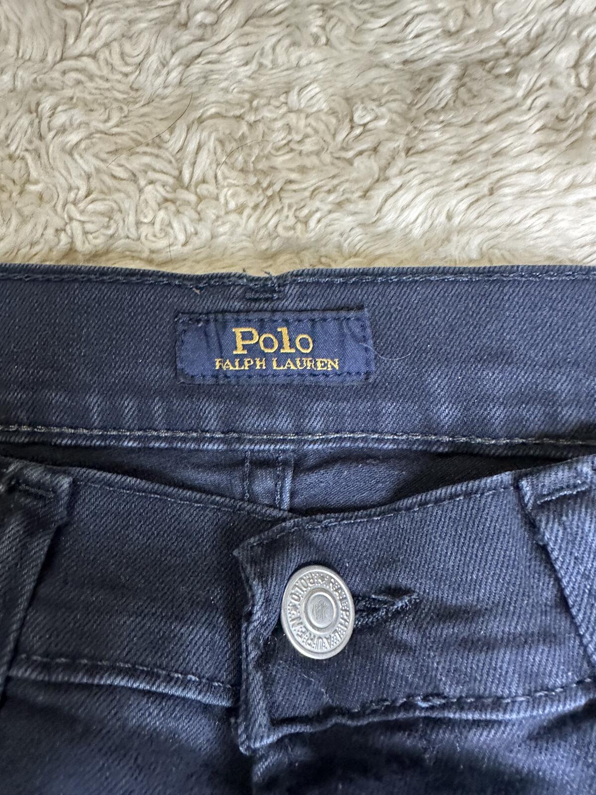 Polo Ralph Lauren dark wash skinny denim jeans Youth L(14-16) stretch classic