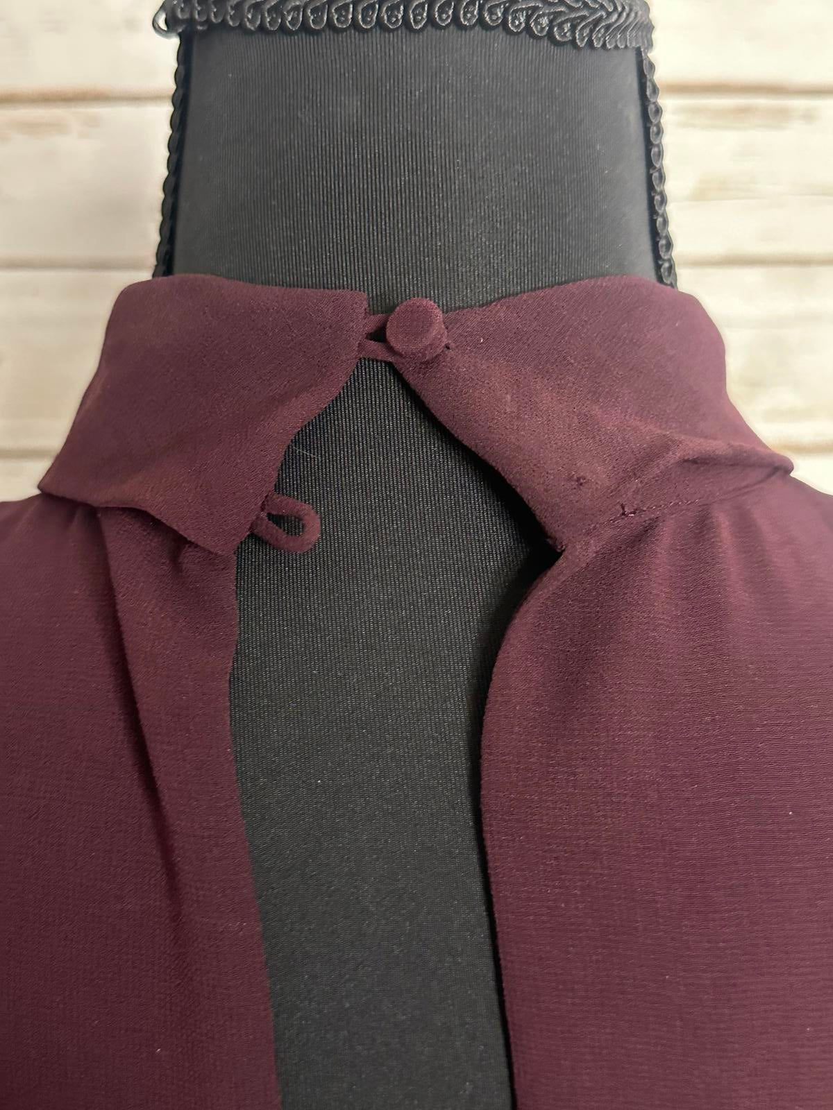 Reiss eggplant Kaelin halter shift cocktail dress Size 2