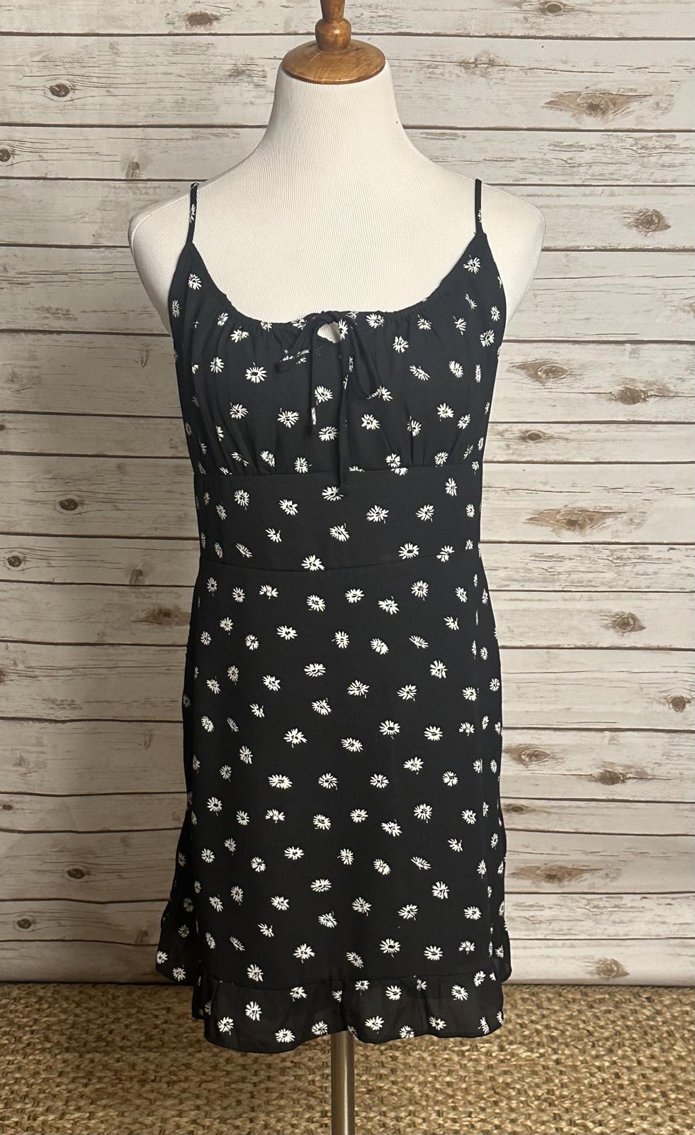 Abercrombie & Fitch Y2K floral spaghetti strap empire waist mini dress Size L