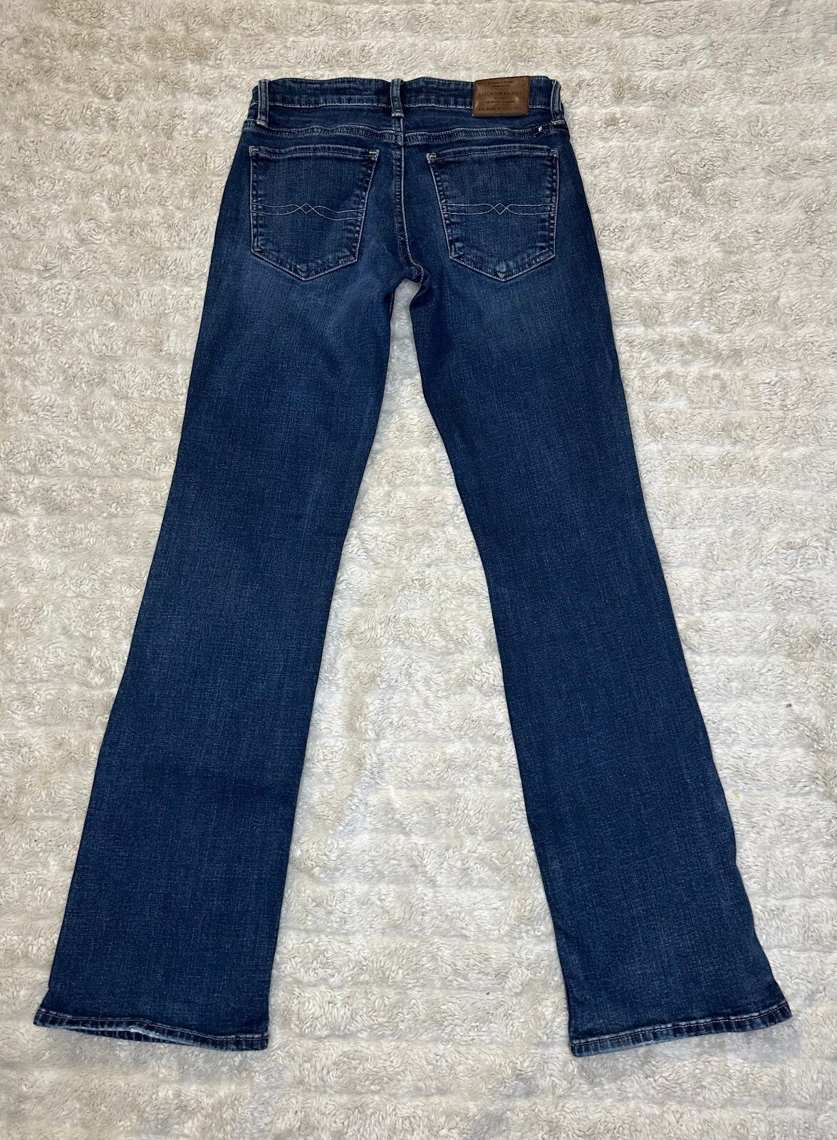 Lucky Brand Sweet Boot dark wash mid-rise bootcut stretch denim jeans Size 2/26
