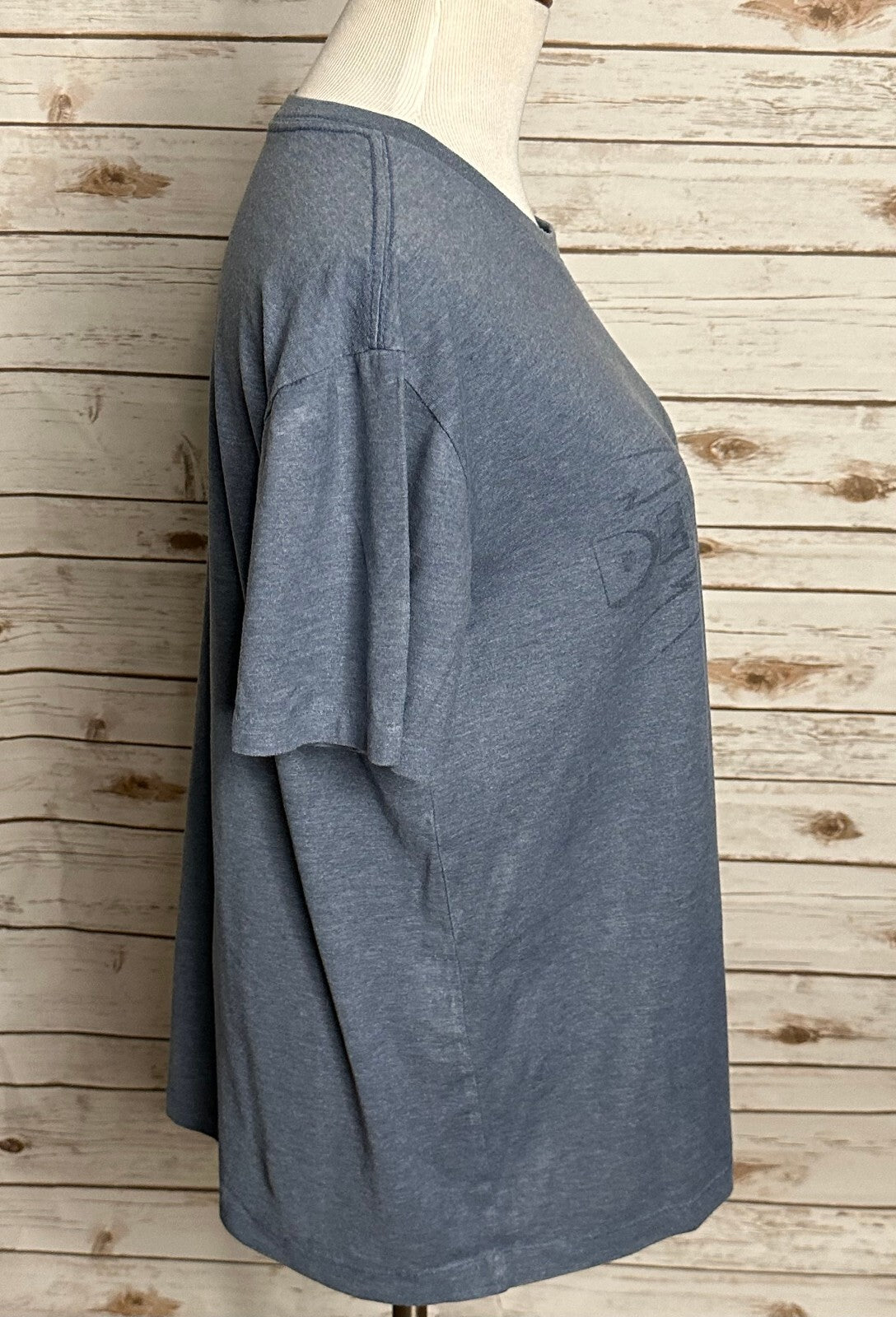 Denim & Supply Ralph Lauren heather blue short sleeve graphic tee Medium