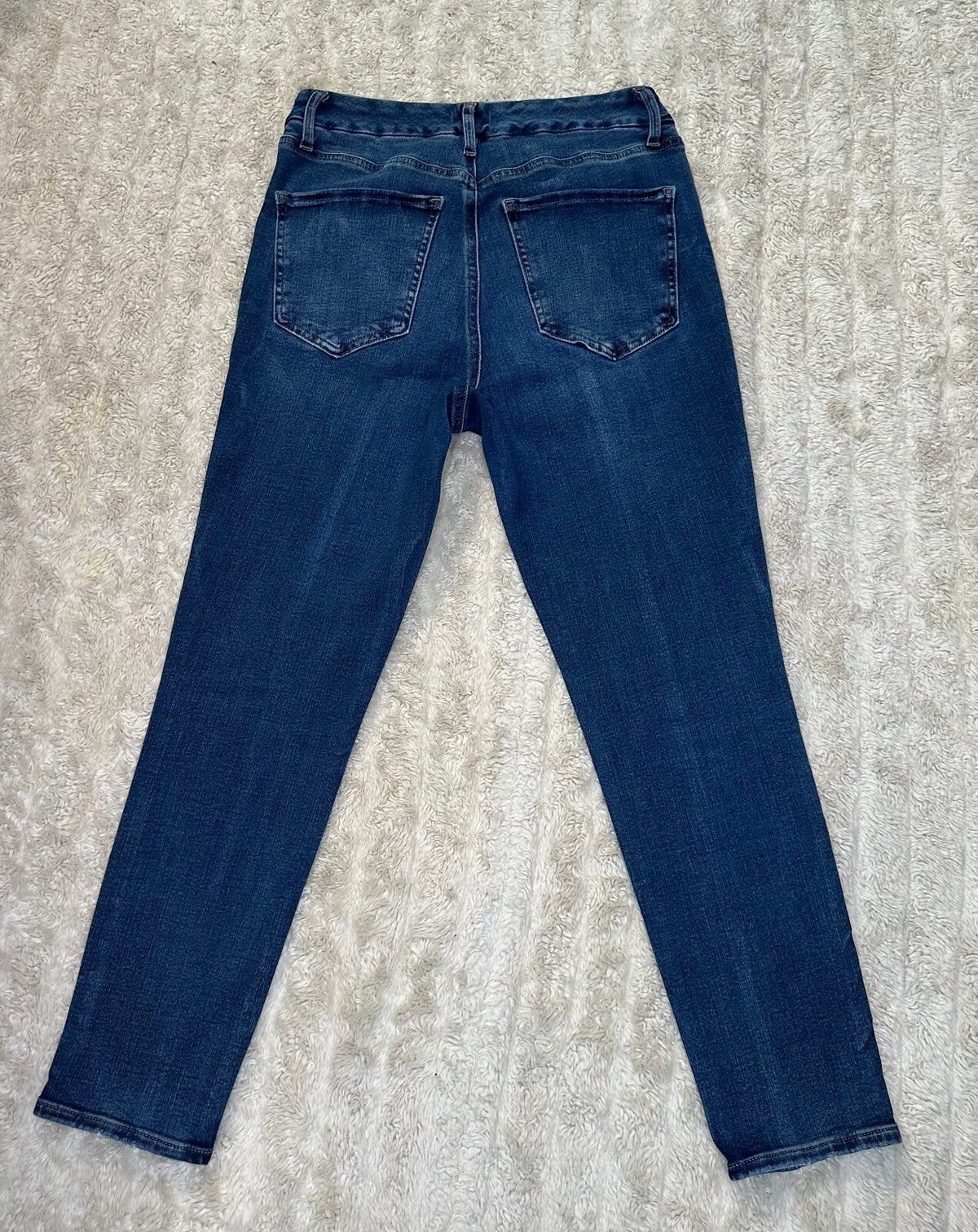 Express Skinny Ultra Hyper Stretch medium wash Size Med Short 6/8/10 utility