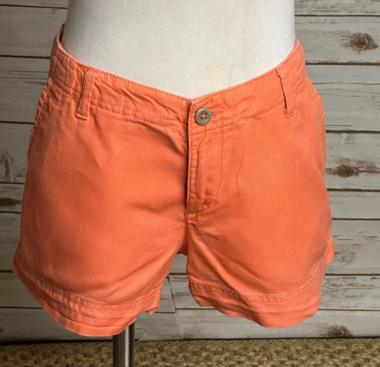The North Face coral cotton linen low-rise chino shorts Size 8 gorpcore summer