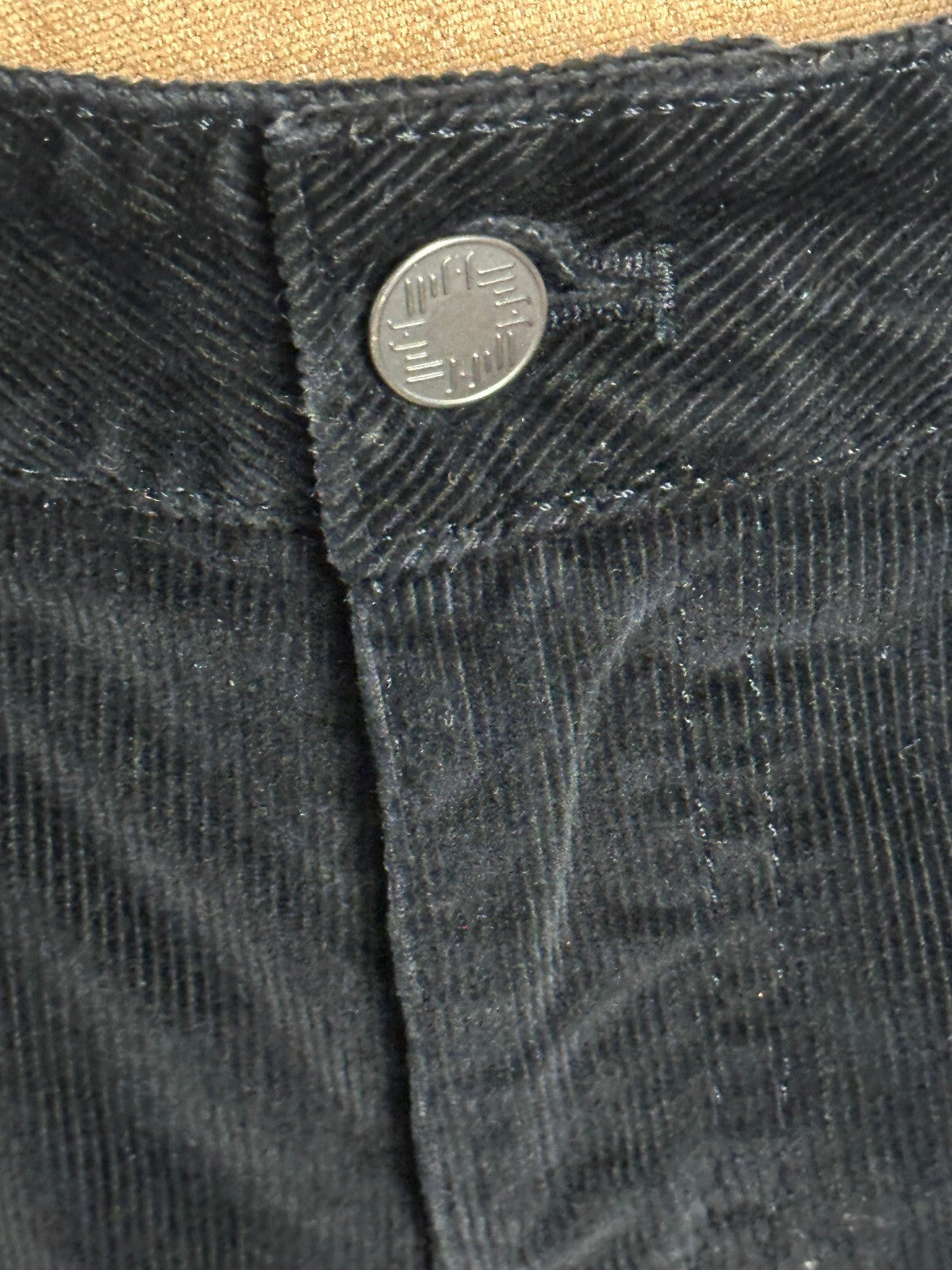 J.Jill Slim Leg black stretch corduroy pants Size 8P dark academia minimalist