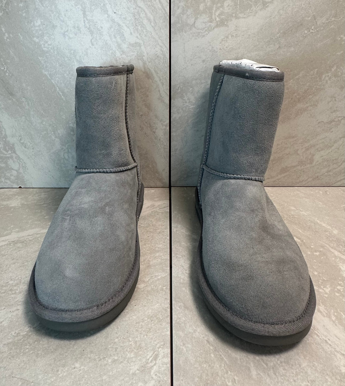 Koolaburra by UGG dove grey Koola short boots Big Kids 5 NIB winter cozy casual
