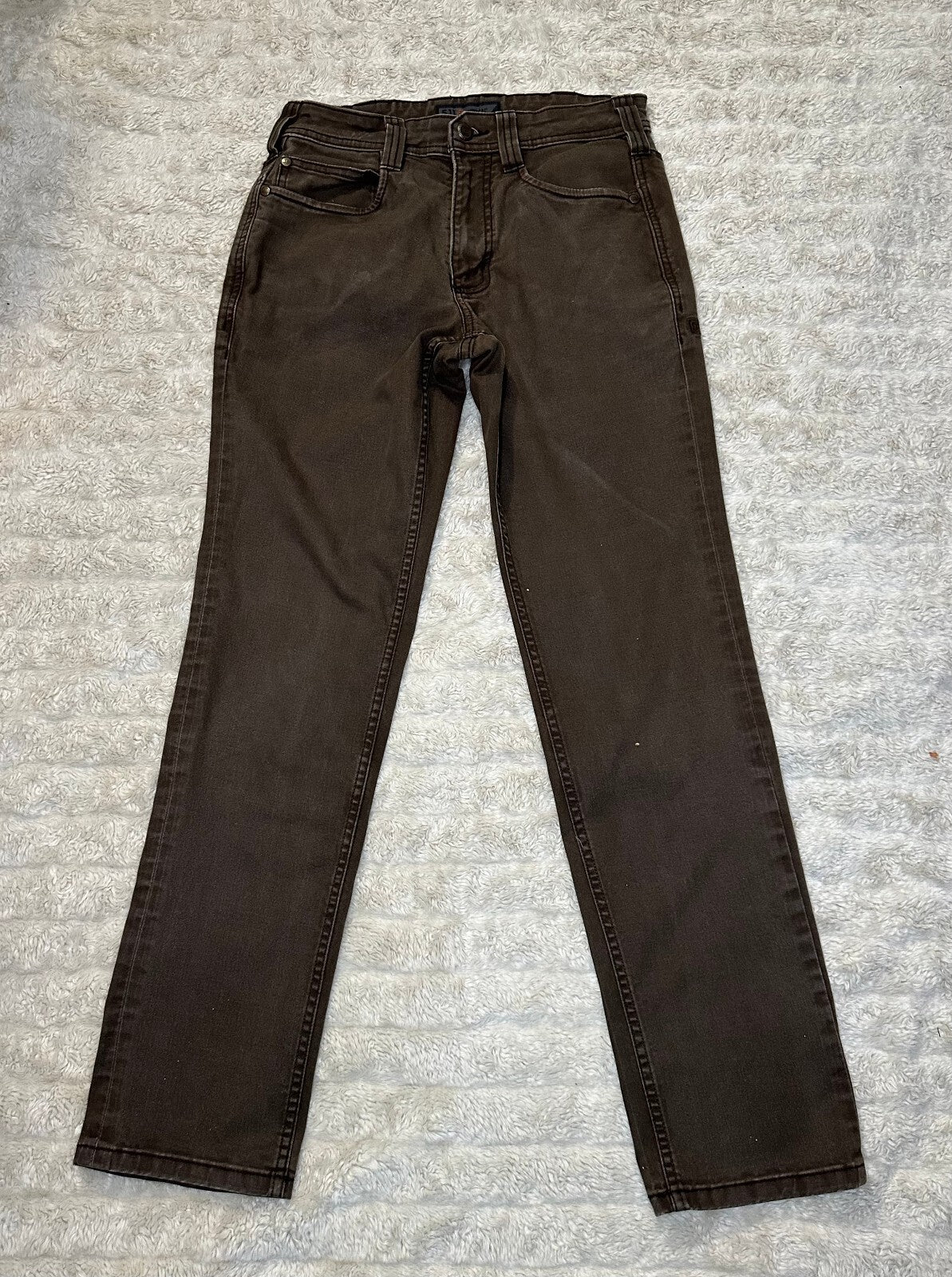 5.11 Tactical Defender Flex brown slim straight pants/denim 28x32 gorpcore