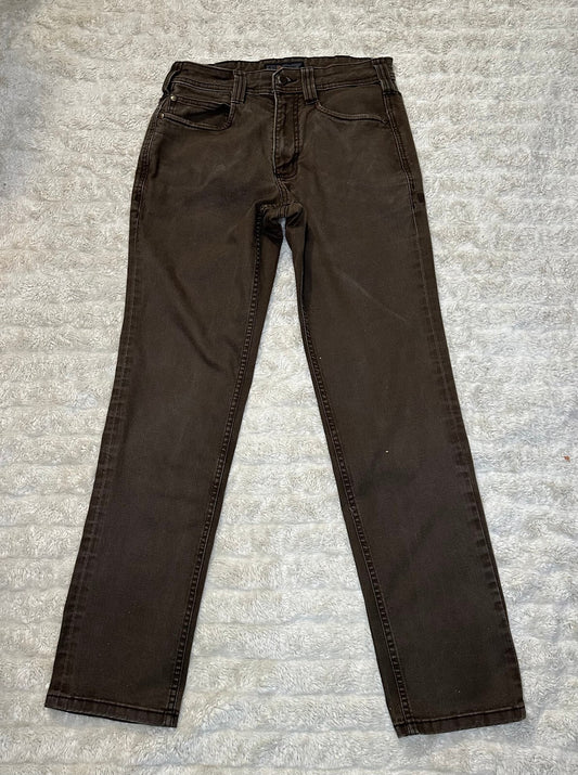 5.11 Tactical Defender Flex brown slim straight pants/denim 28x32 gorpcore