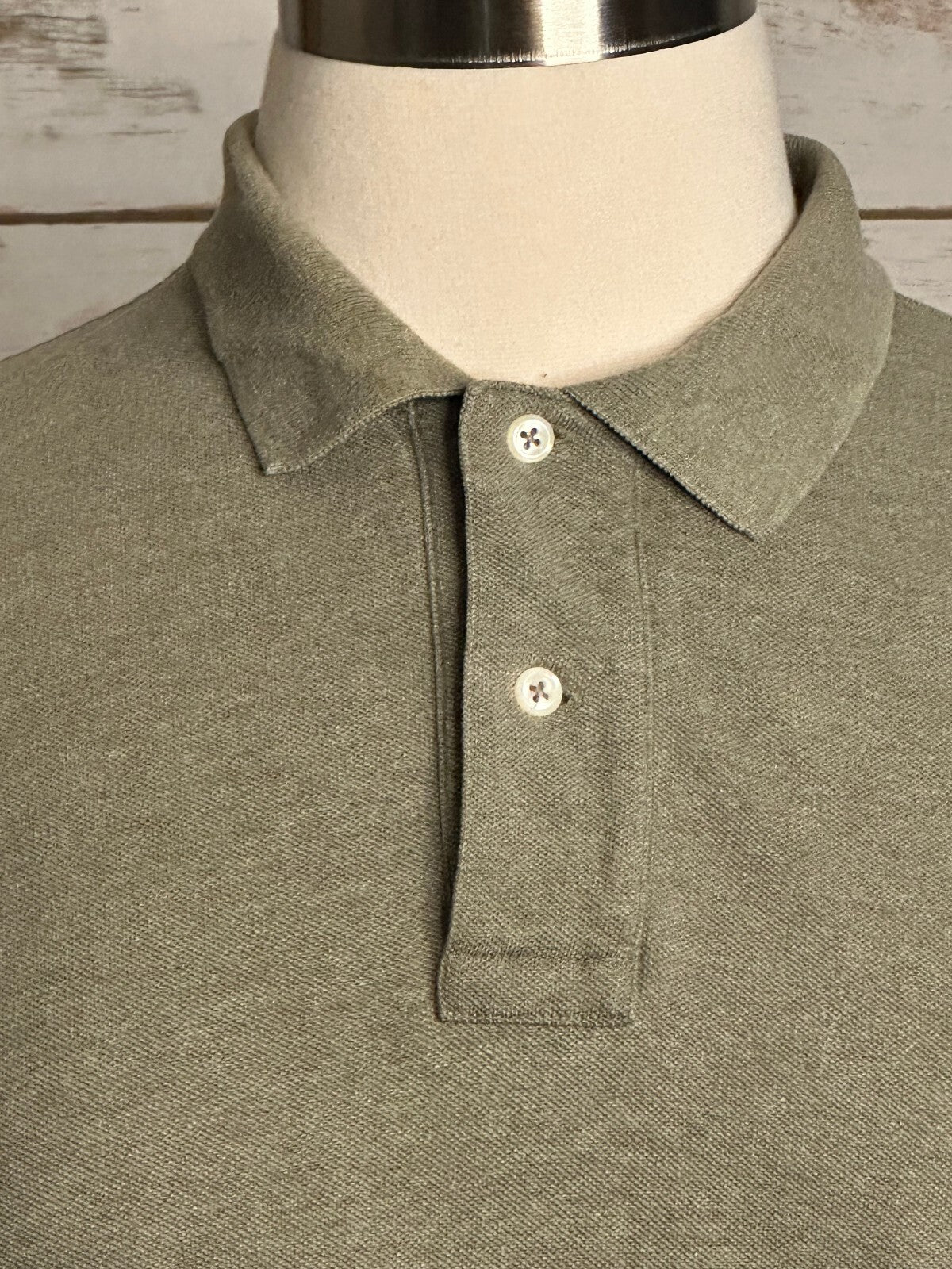 Polo Ralph Lauren green cotton short sleeve polo shirt XL preppy old money