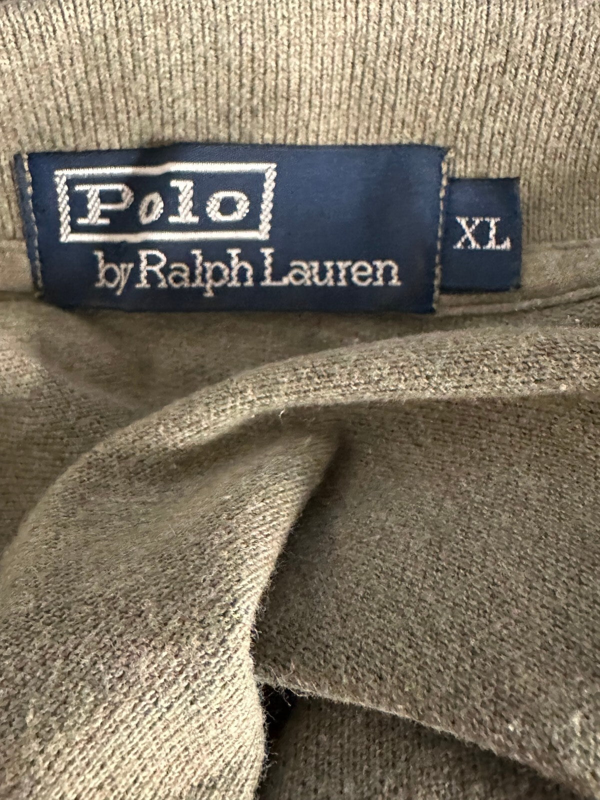 Polo Ralph Lauren green cotton short sleeve polo shirt XL preppy old money