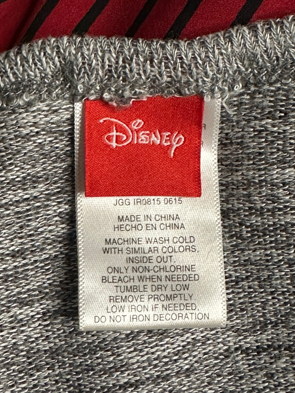 Disney Mickey Mouse grey heathered sleeveless graphic knit tank top Size Small