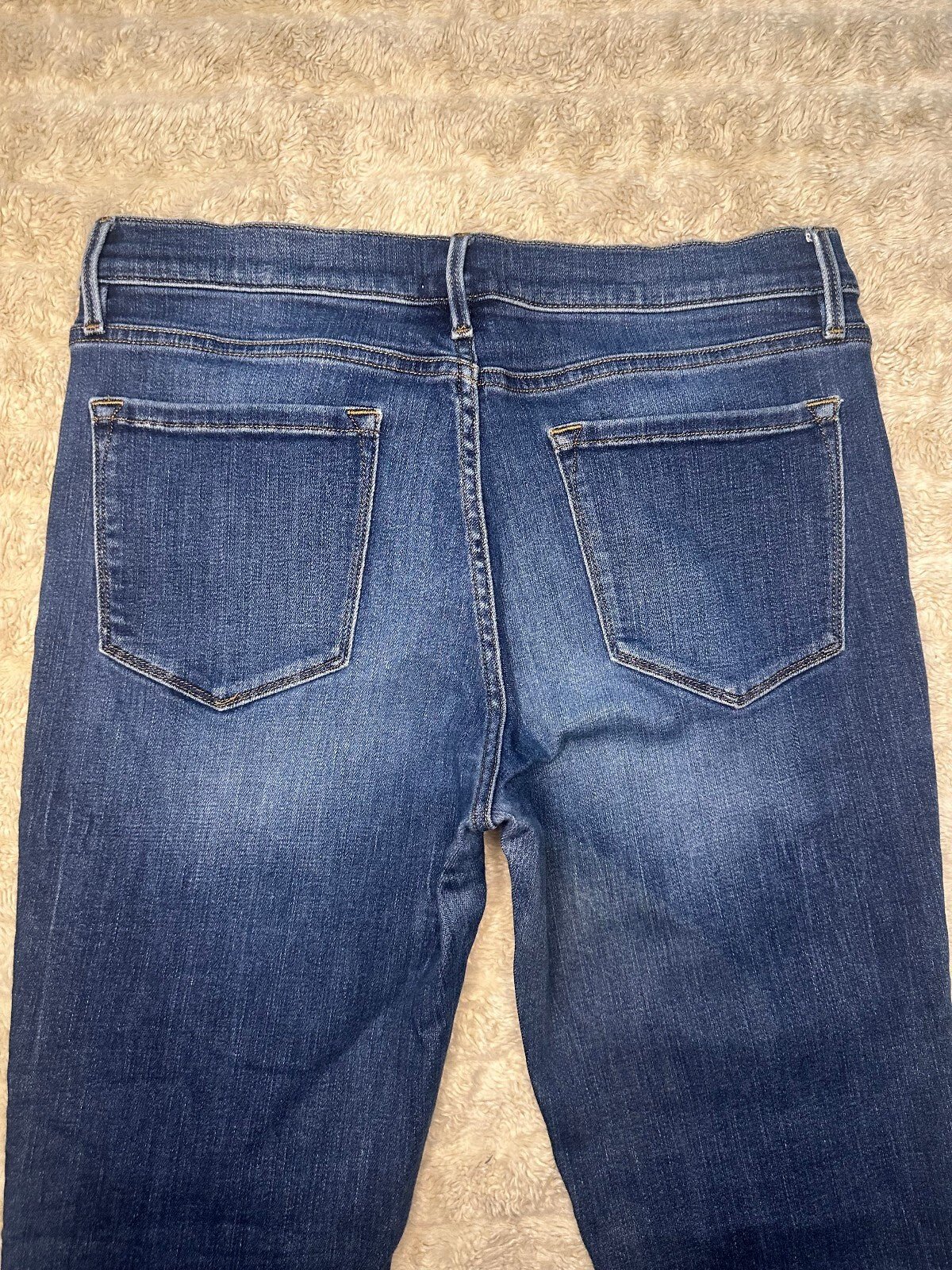 Frame Le Garcon Florence wash slim straight stretch denim jeans 29 French Girl