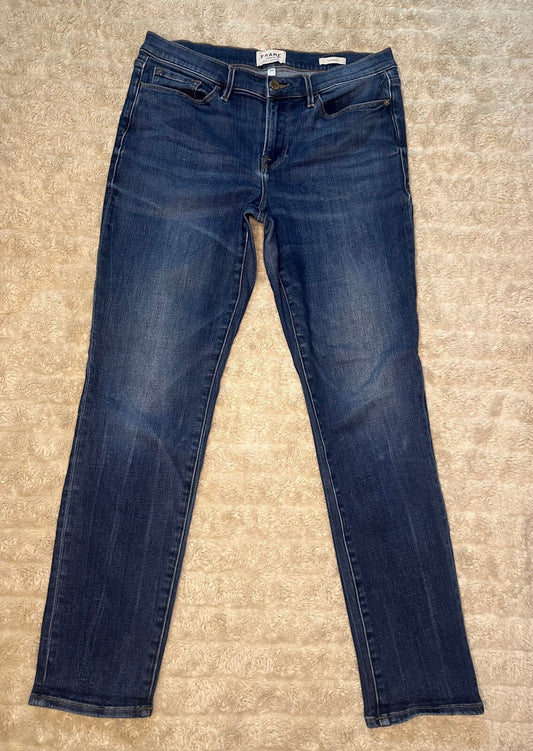 Frame Le Garcon Florence wash slim straight stretch denim jeans 29 French Girl