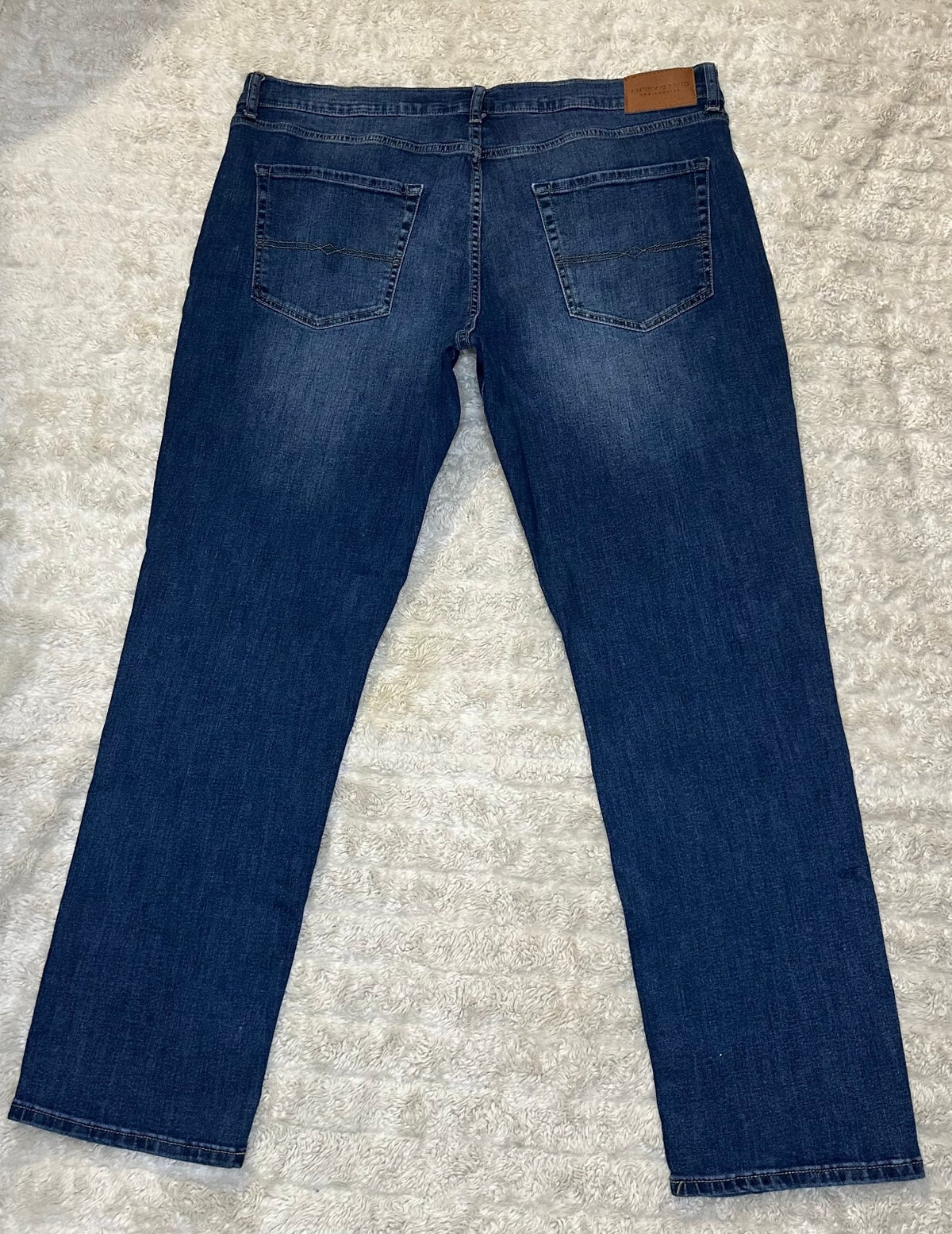 Lucky Brand 410 Athletic Straight medium-dark wash mid-rise denim jeans 40x32