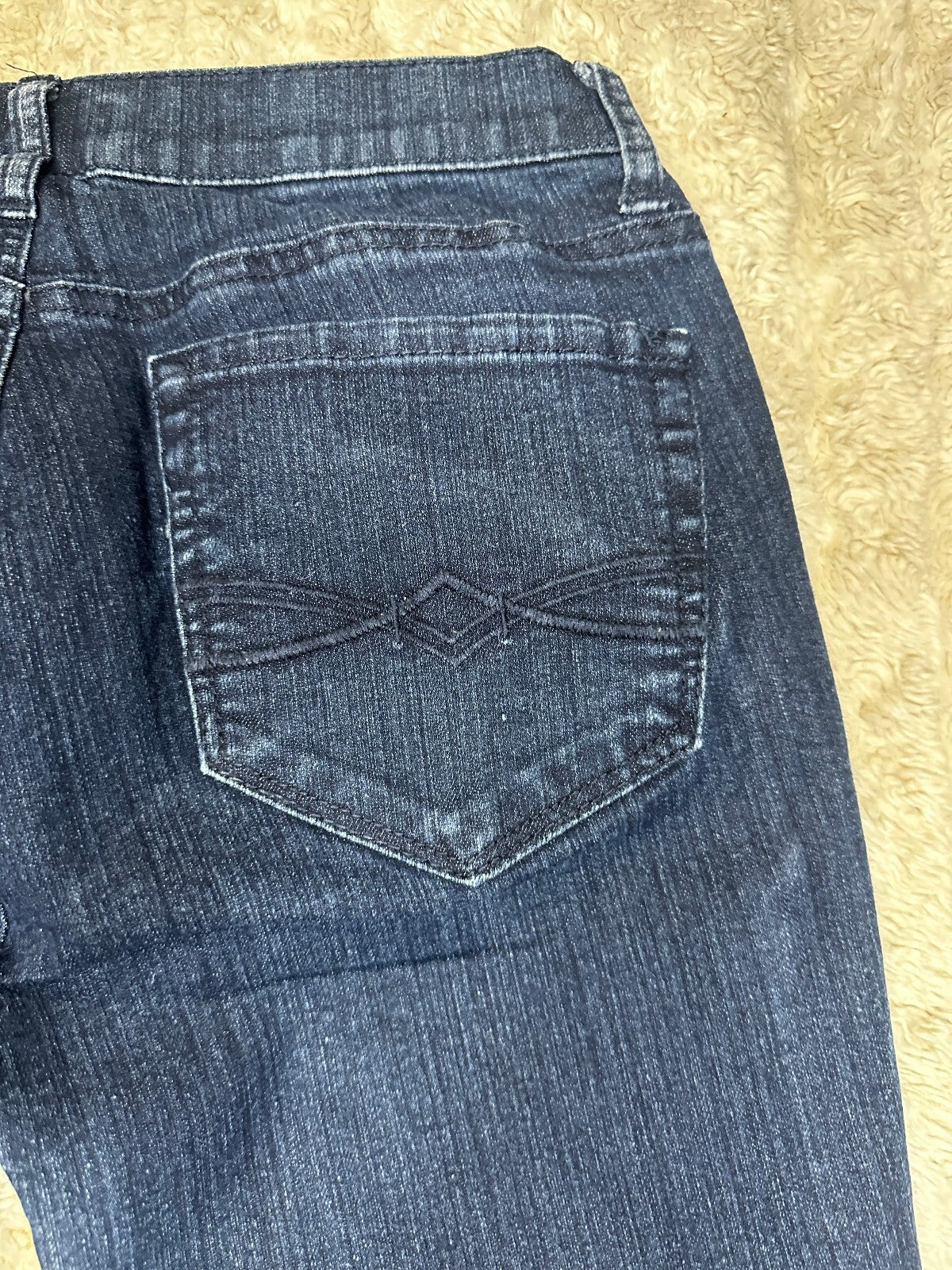 Mudd dark wash low-rise slim straight stretch denim jeans Size 7 Y2K 2000s