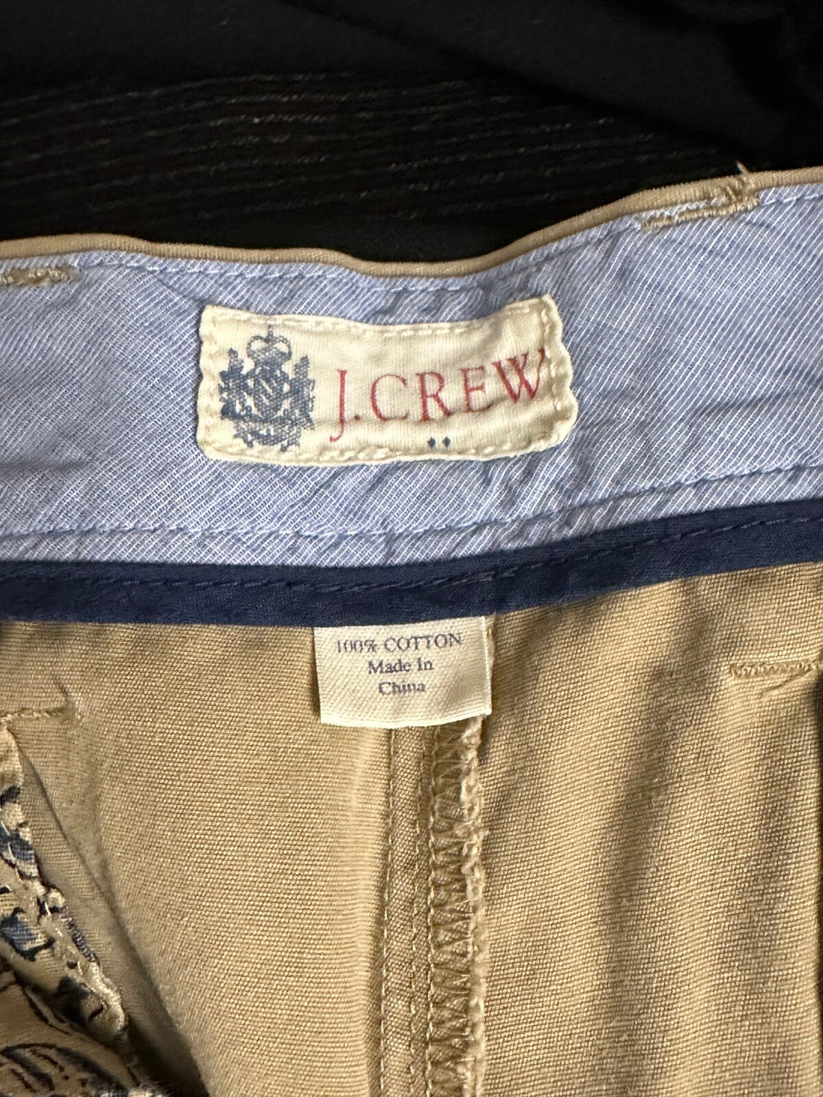 J.Crew Rivington khaki 100% cotton chino shorts Size 30 preppy old money classic