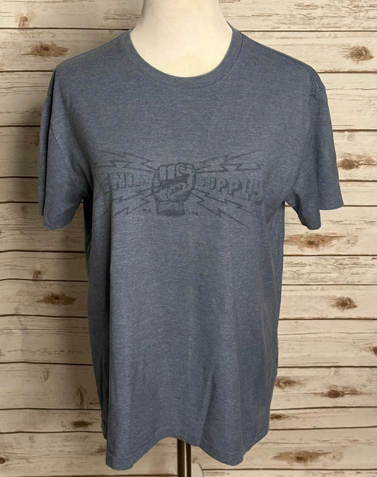 Denim & Supply Ralph Lauren heather blue short sleeve graphic tee Medium