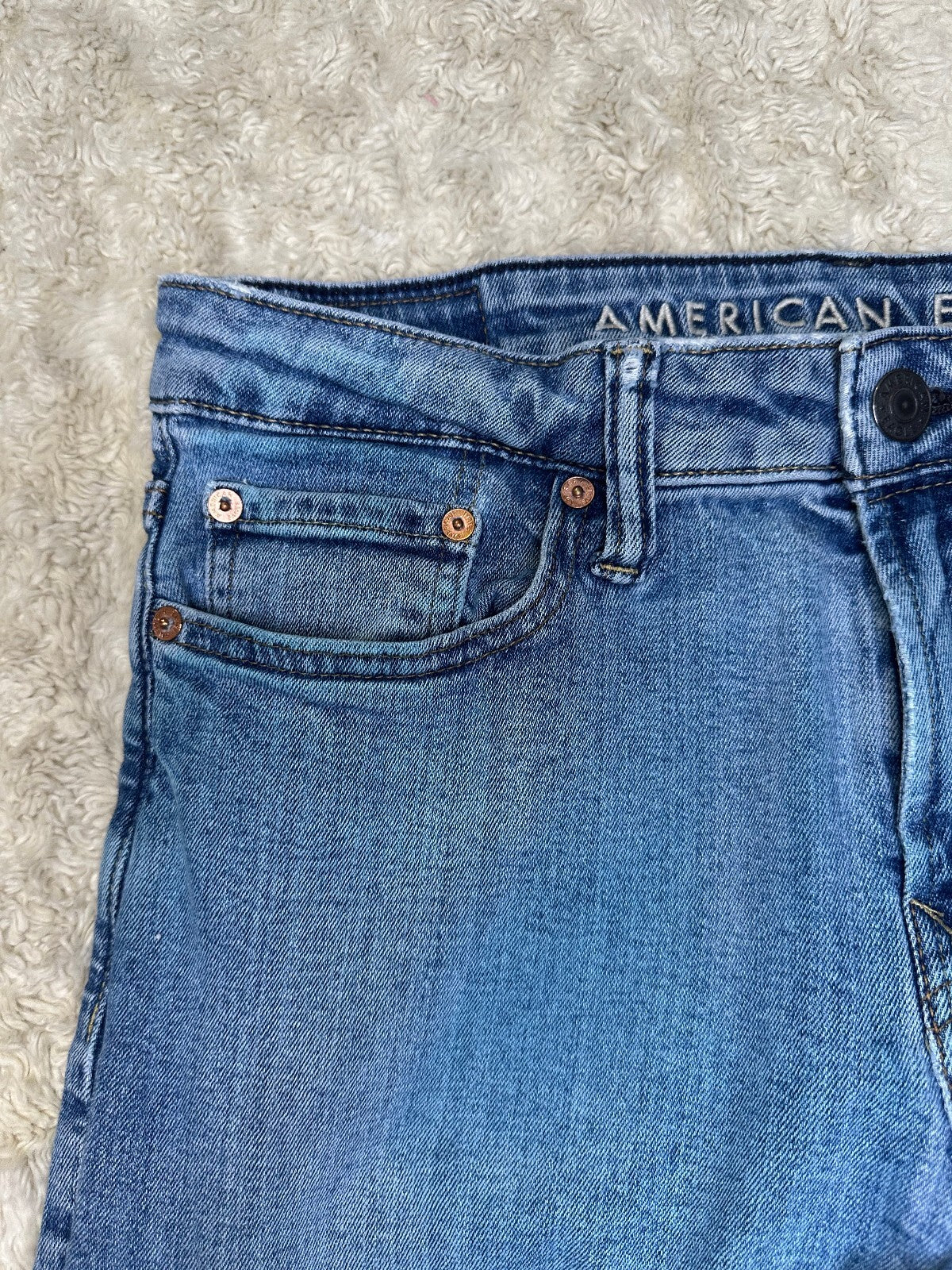 American Eagle Athletic Skinny light-medium wash stretch denim jeans 30x32
