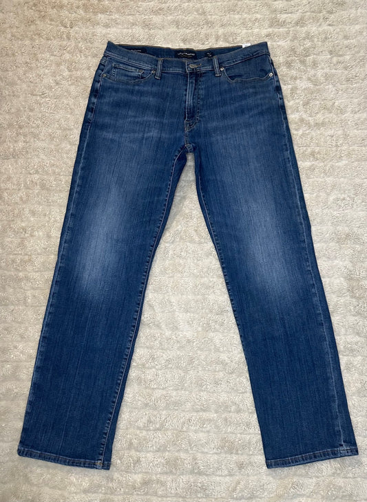 Lucky Brand 363 Straight medium wash mid rise stretch denim jean 34x32 classic