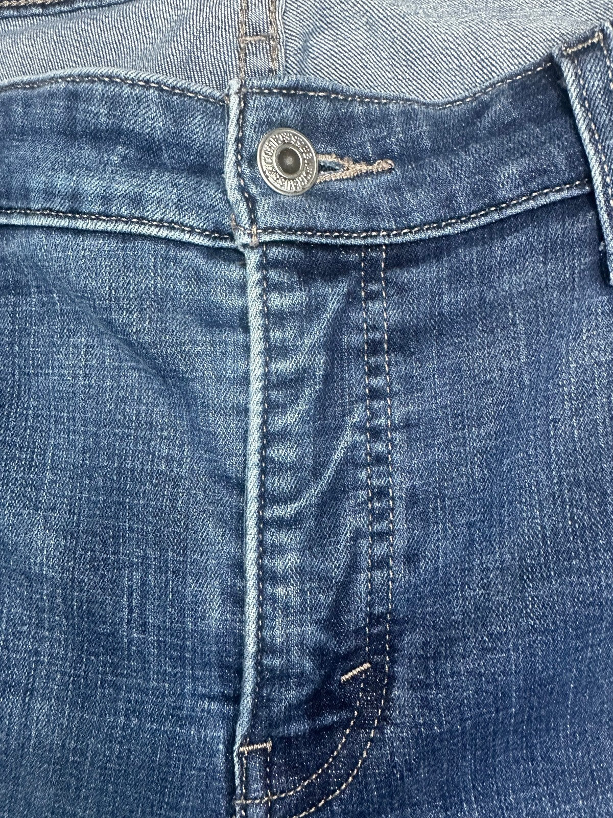 Levi's 415 Classic Boot medium wash bootcut stretch denim jeans 16W Western