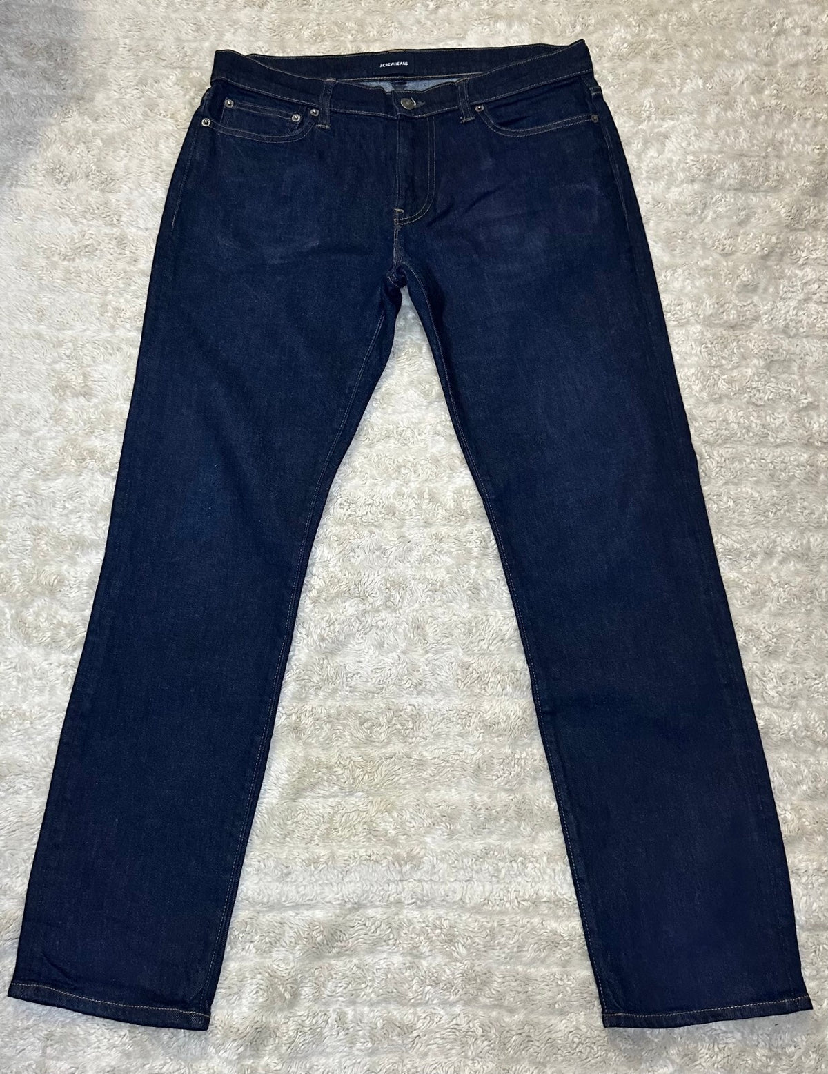 J.Crew 484 Slim Kurabo Japanese dark wash mid-rise premium denim jeans 32x32