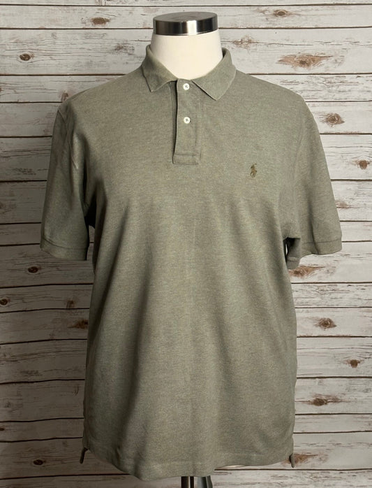 Polo Ralph Lauren green cotton short sleeve polo shirt XL preppy old money