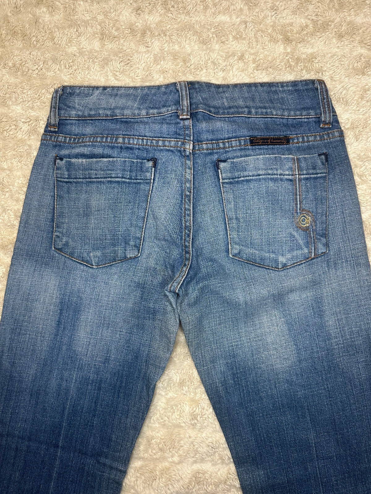 Citizens of Humanity Ingrid 'Traveler #072' medium wash bootcut denim jeans Y2K