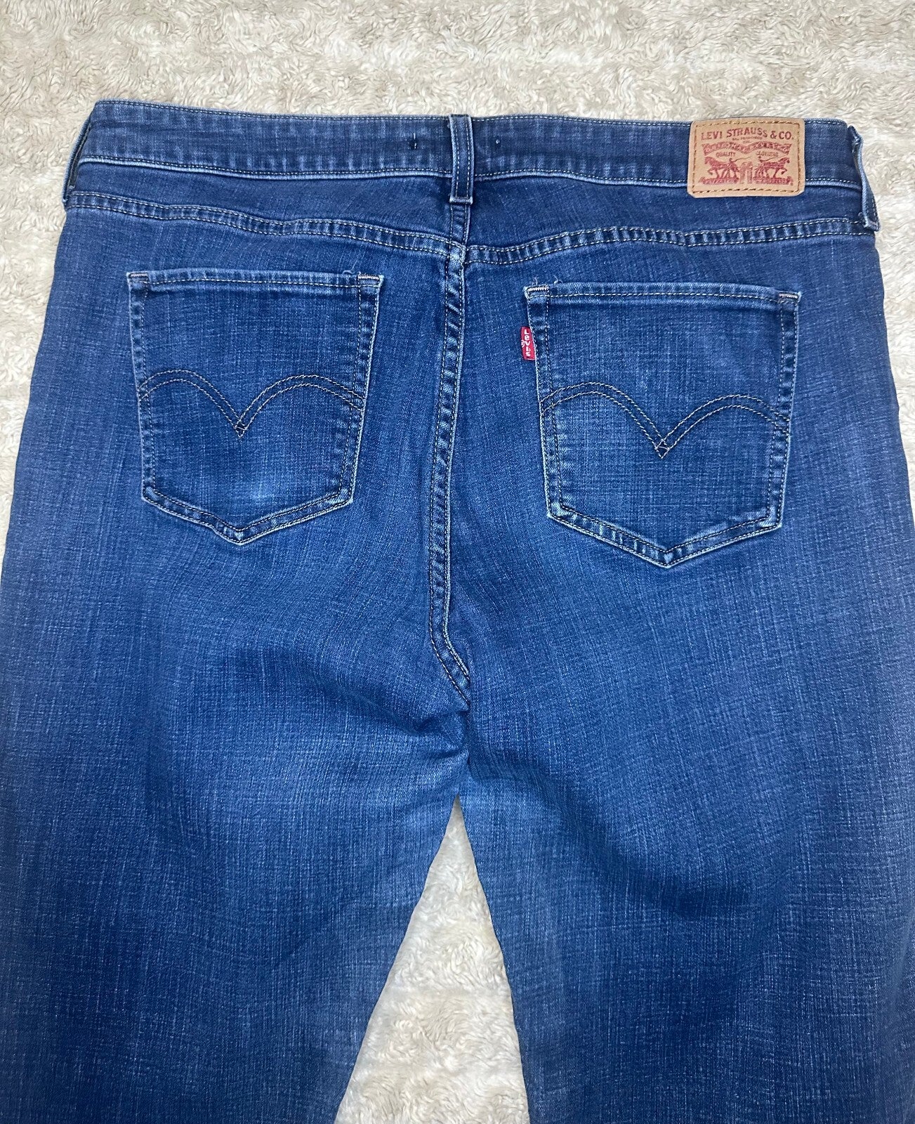 Levi's 415 Classic Boot medium wash bootcut stretch denim jeans 16W Western