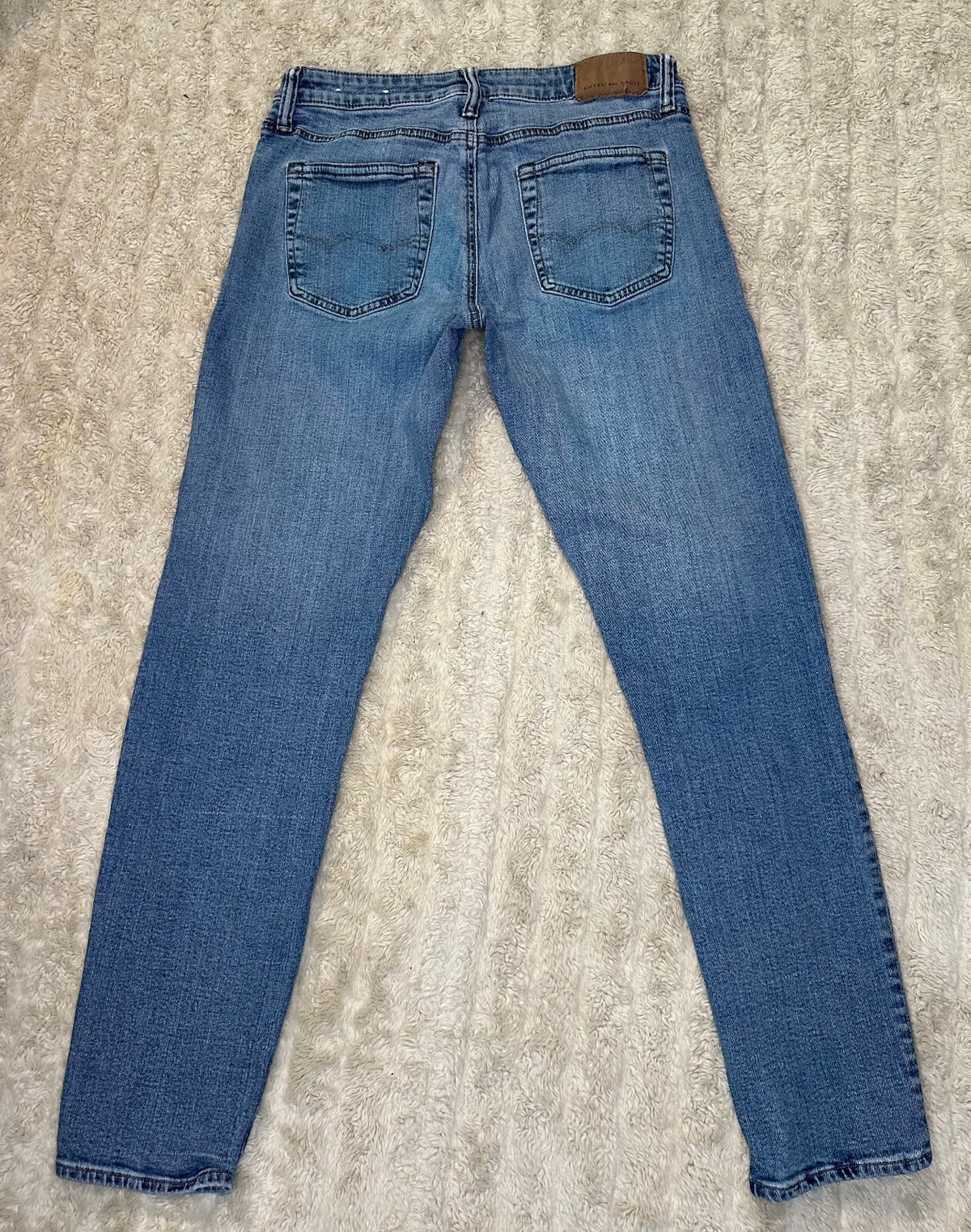 American Eagle Athletic Skinny light-medium wash stretch denim jeans 30x32