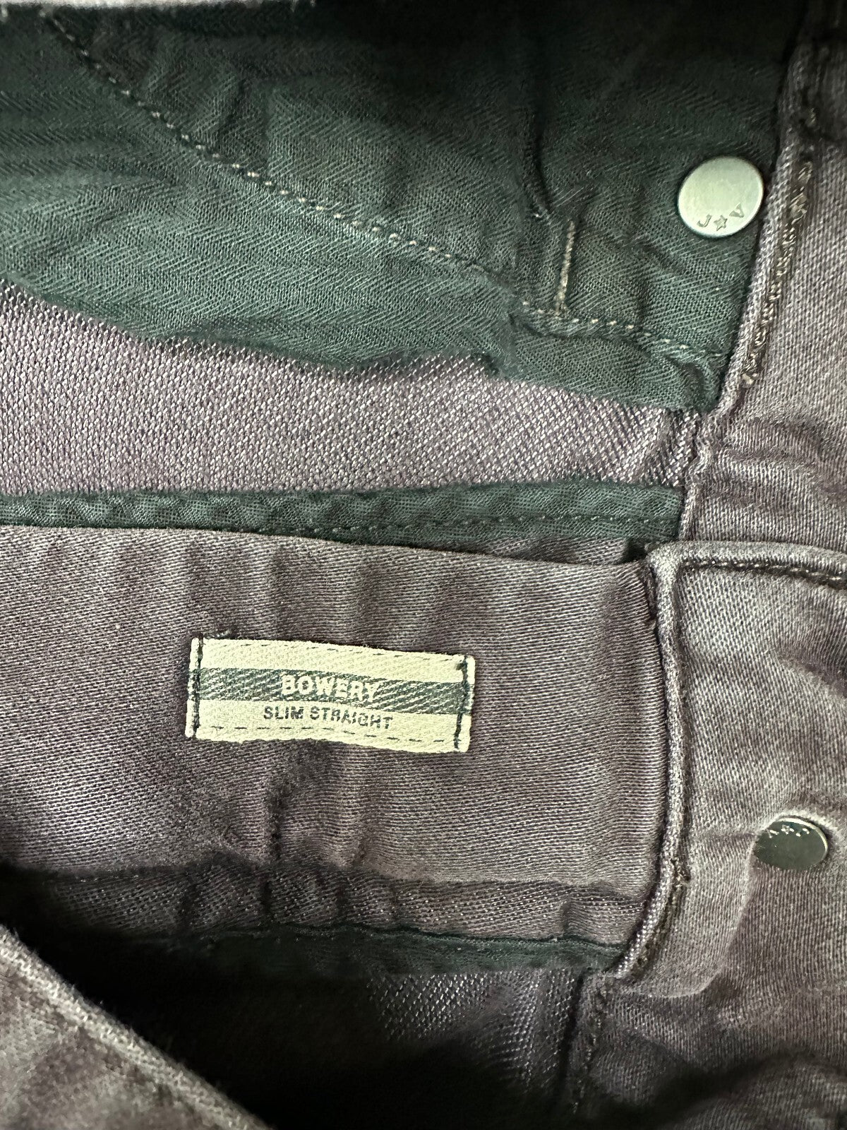 John Varvatos USA purple Bowery Slim Straight stretch denim jeans Size 33 urban