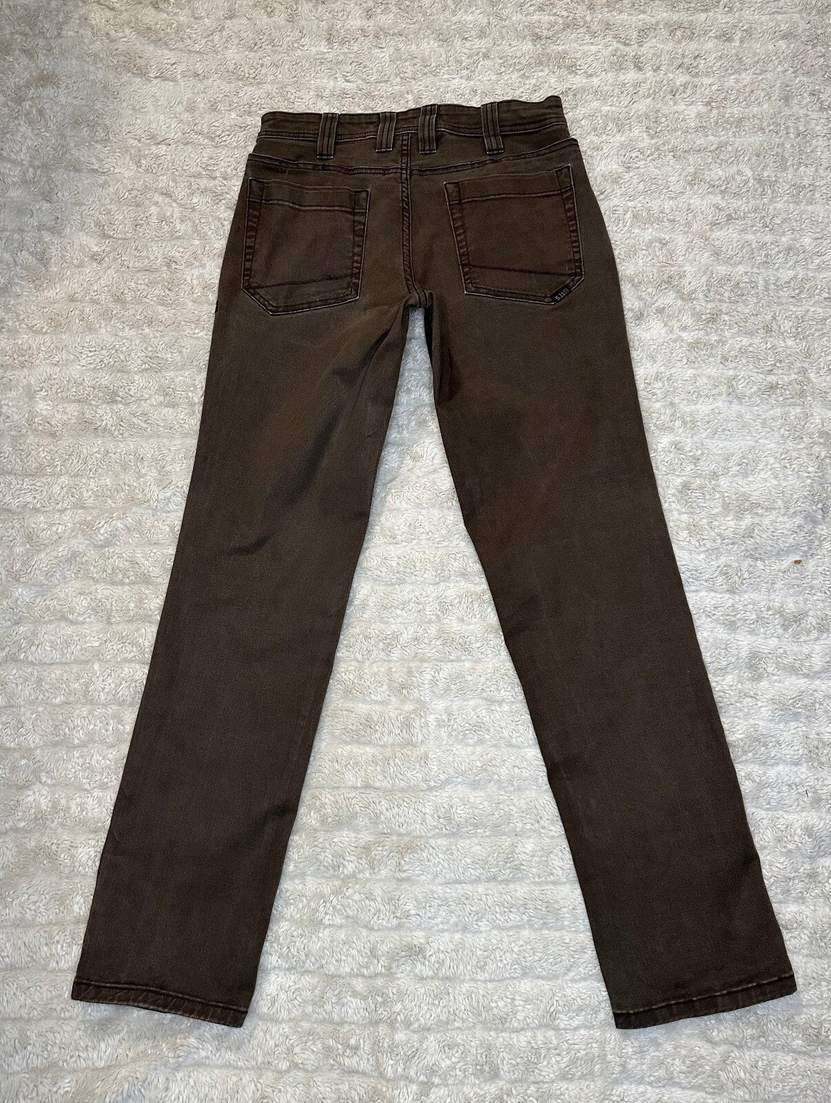 5.11 Tactical Defender Flex brown slim straight pants/denim 28x32 gorpcore